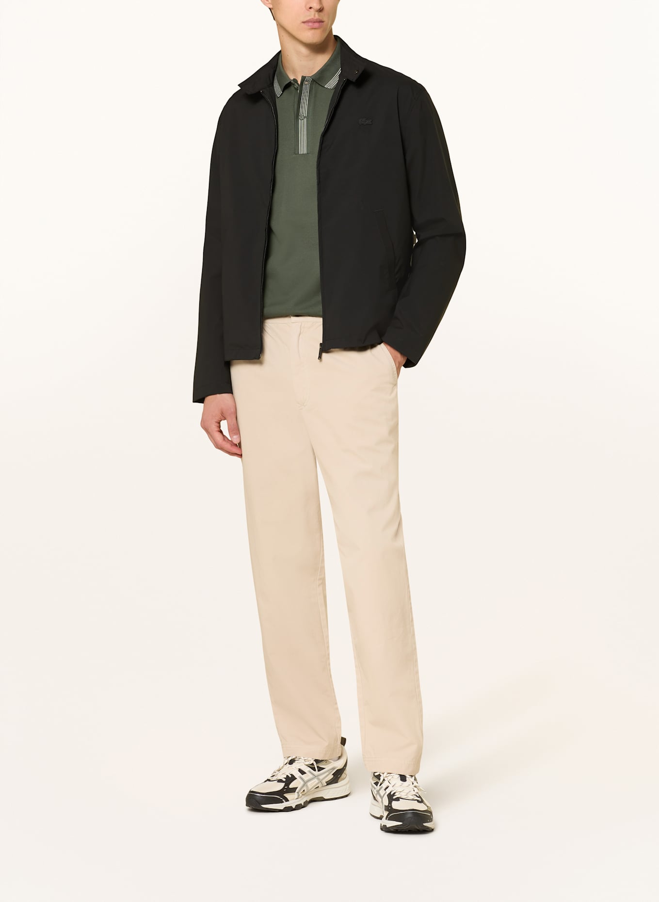 LACOSTE Funktionsjacke: SCHWARZ