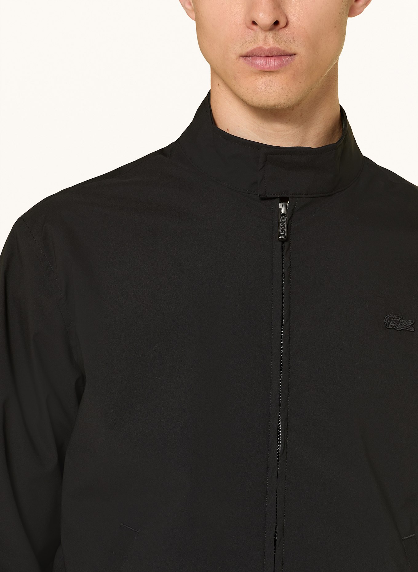 LACOSTE Funktionsjacke: SCHWARZ