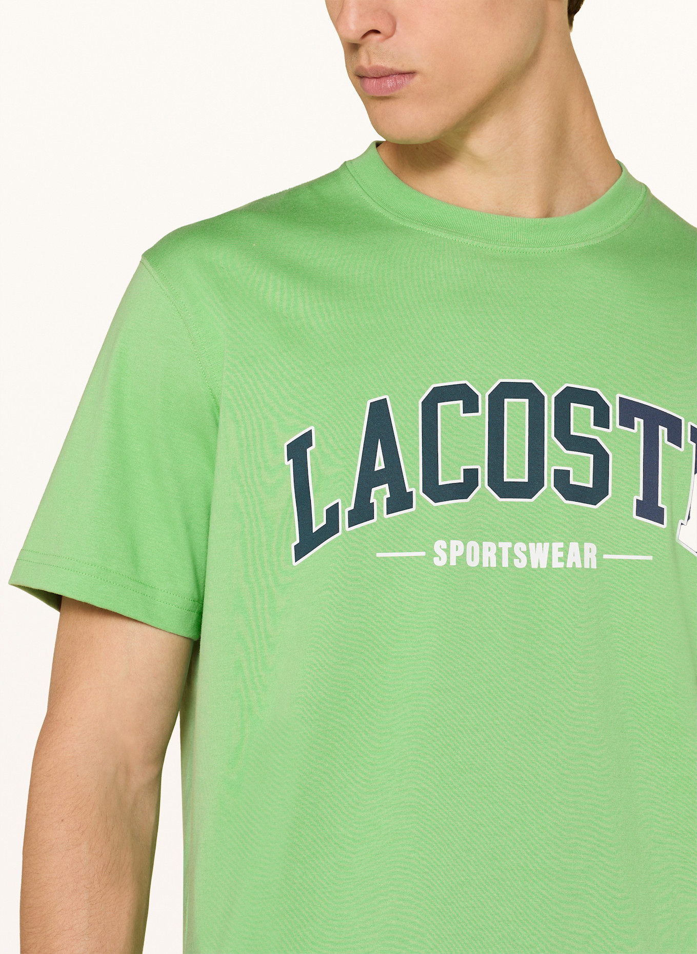 LACOSTE T-Shirt: HELLGRÜN
