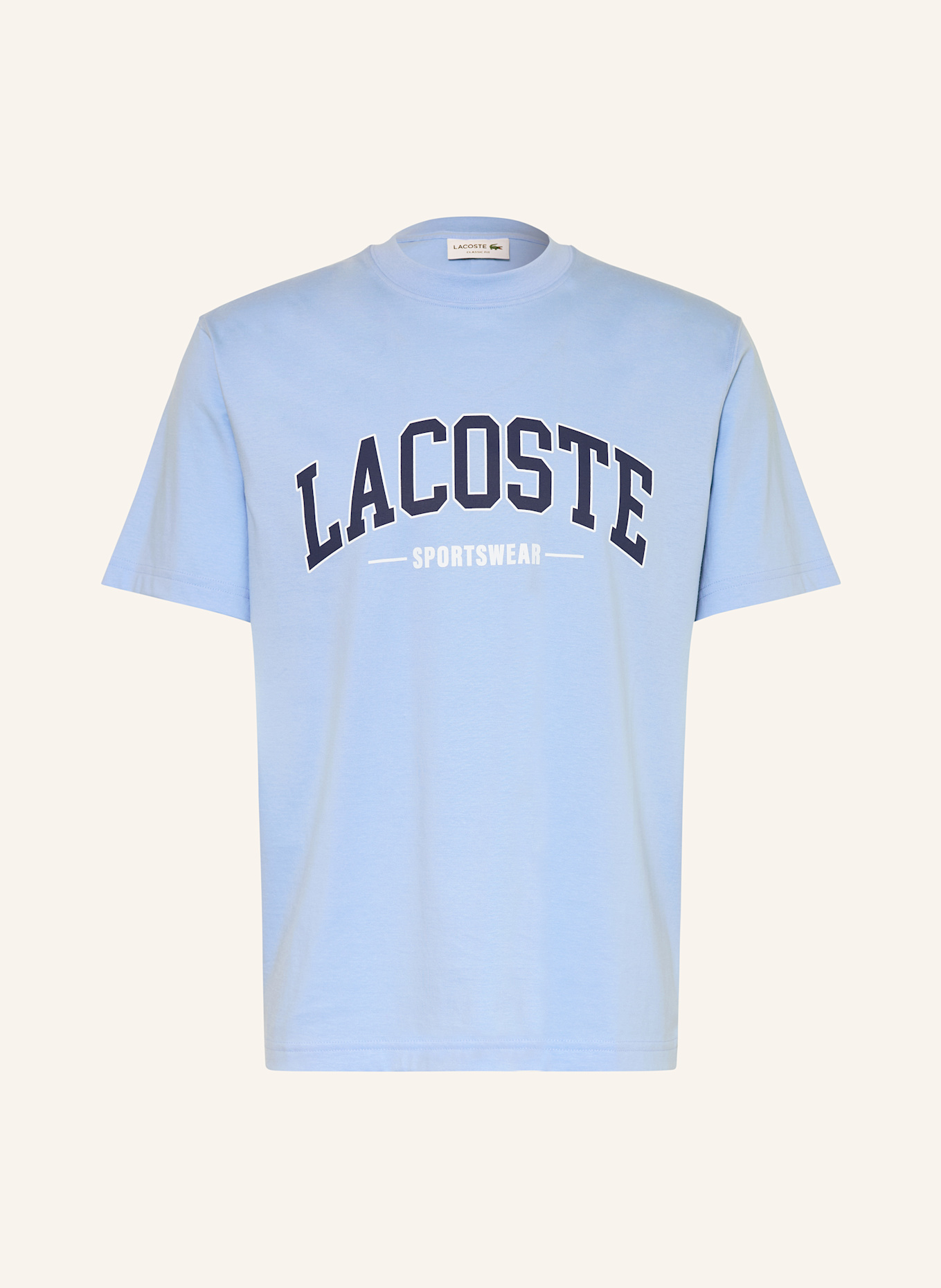 LACOSTE T-Shirt: HELLBLAU