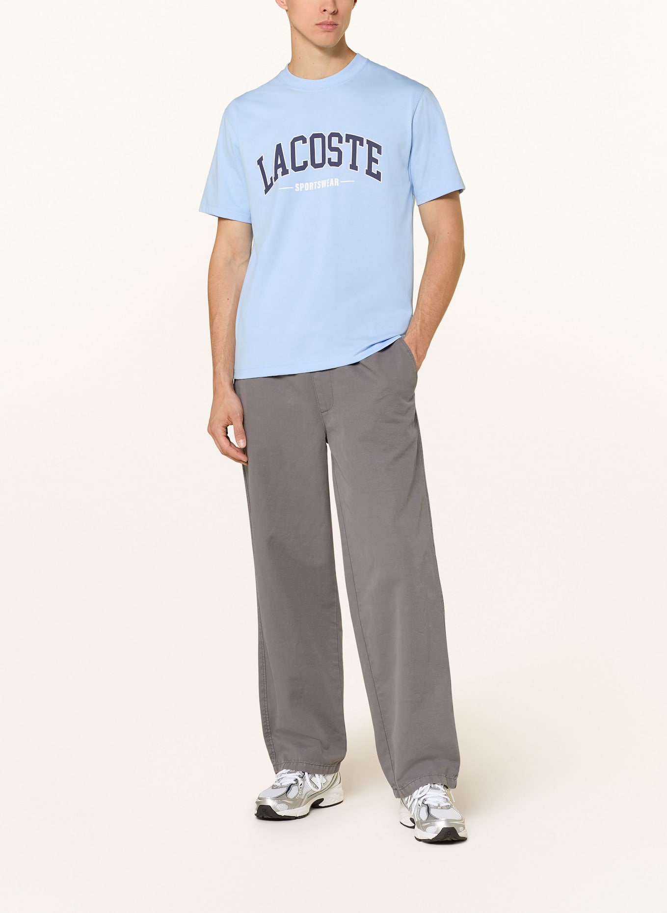 LACOSTE T-Shirt: HELLBLAU