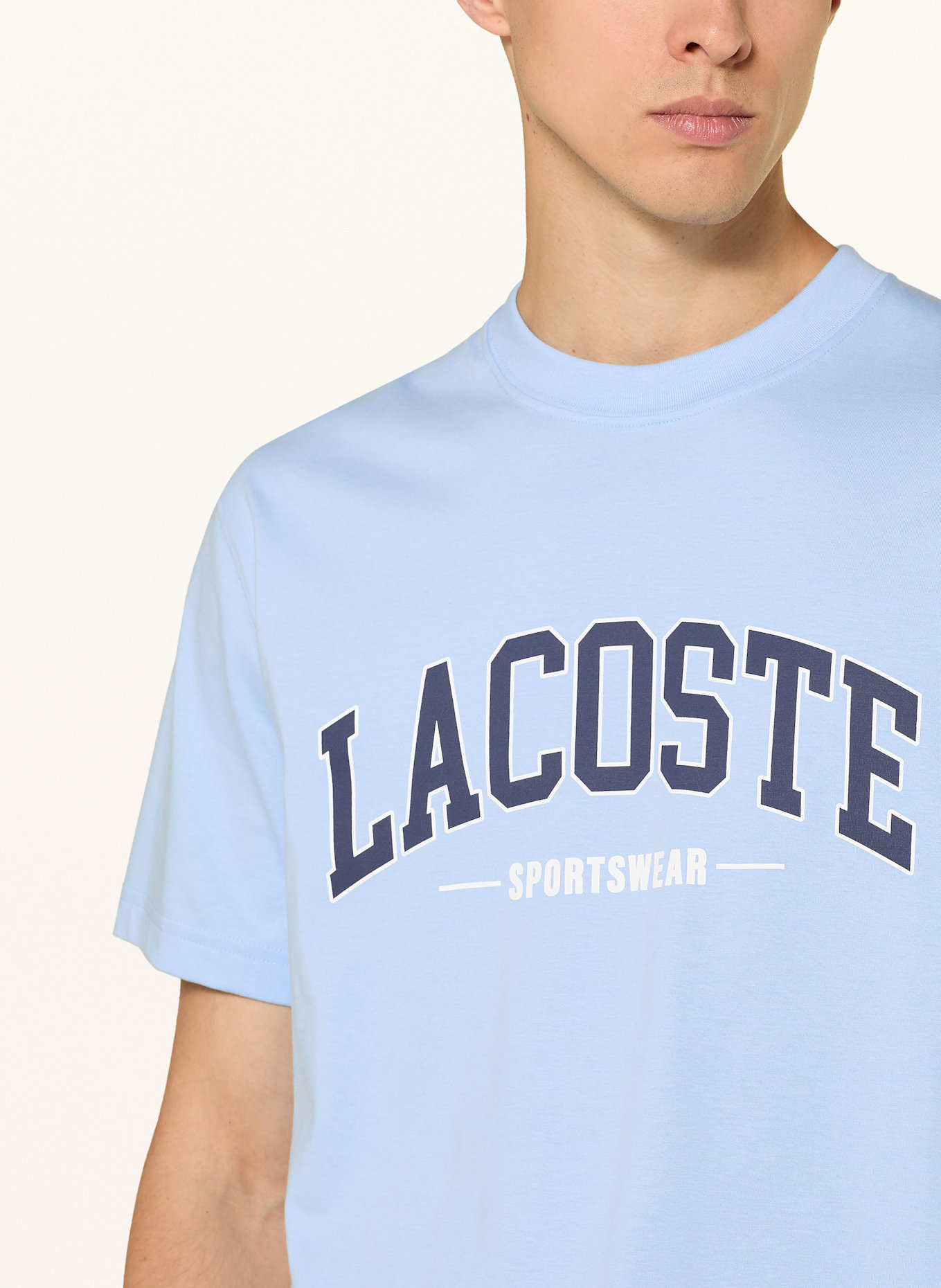 LACOSTE T-Shirt: HELLBLAU