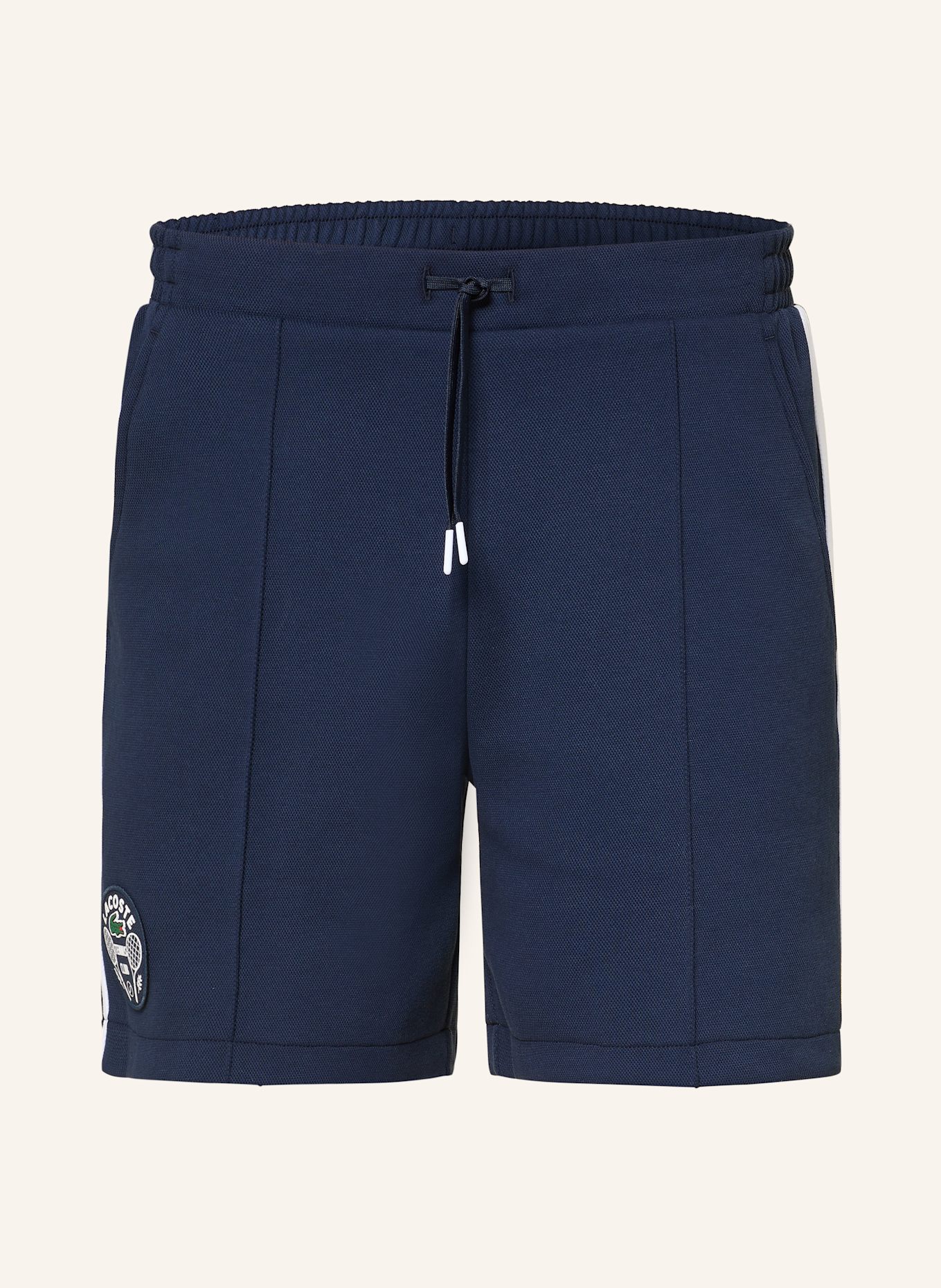 LACOSTE Tennisshorts HERITAGE: DUNKELBLAU