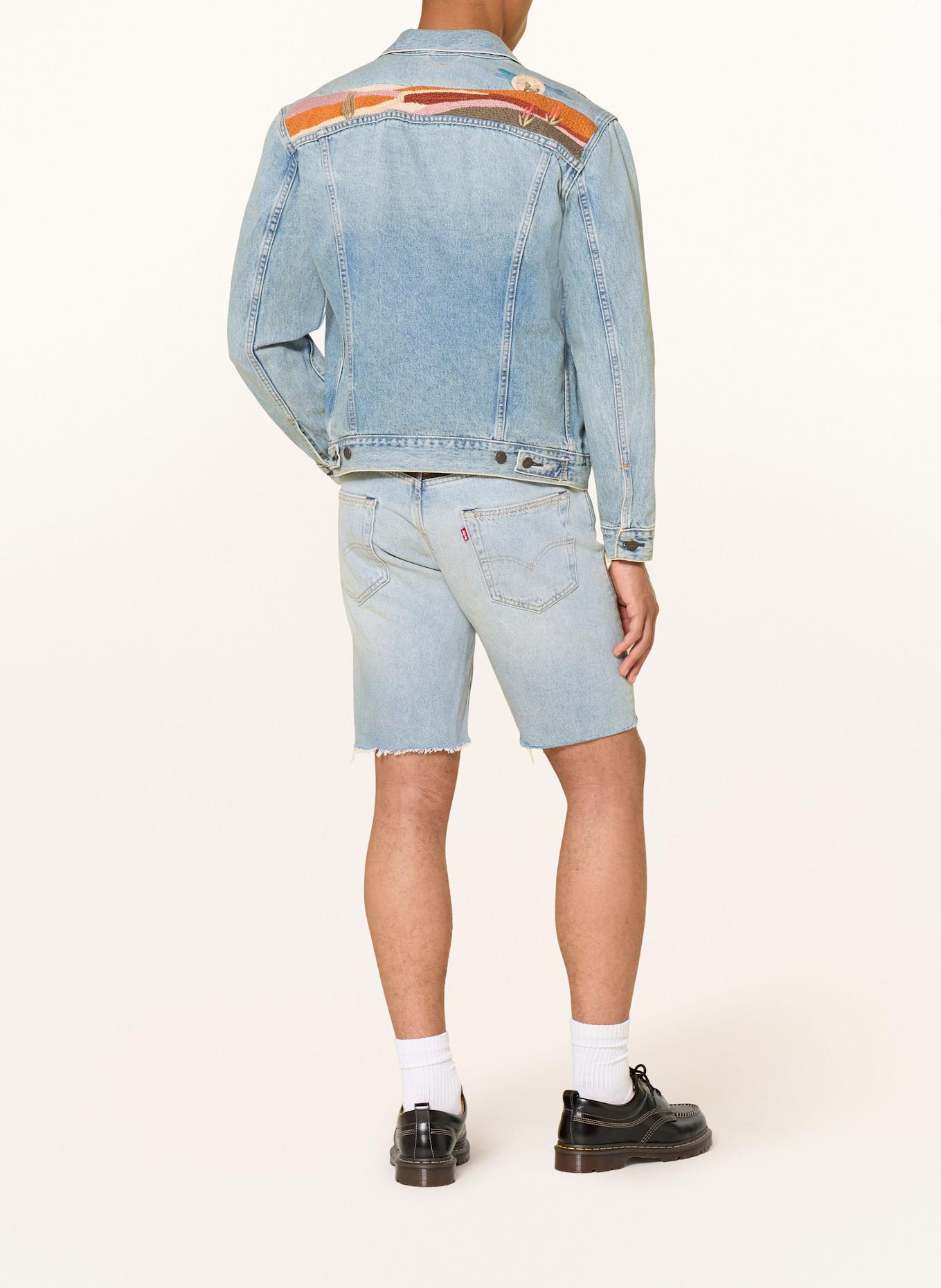 Levi's® Jeansshorts 501 Regular Fit: 57 Light Indigo - Worn In