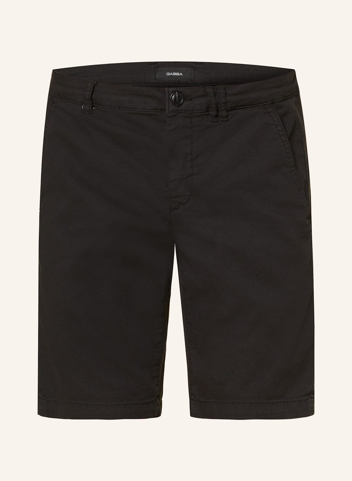 GABBA Chino šortky DALE: ČERNÁ