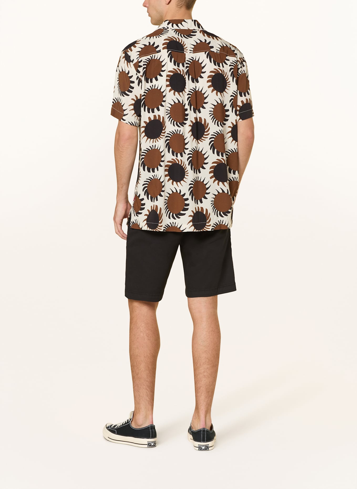 GABBA Chino šortky DALE: ČERNÁ