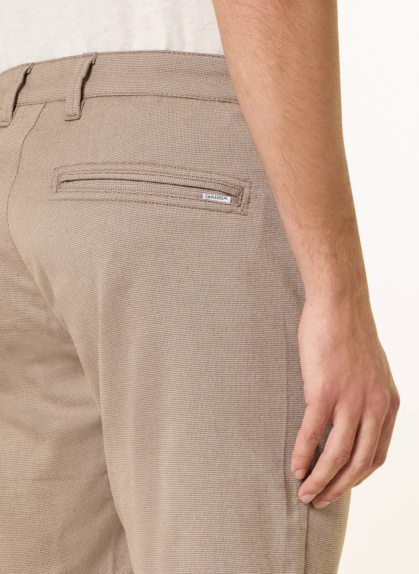 GABBA Chinoshorts JET DOMO: BROWN