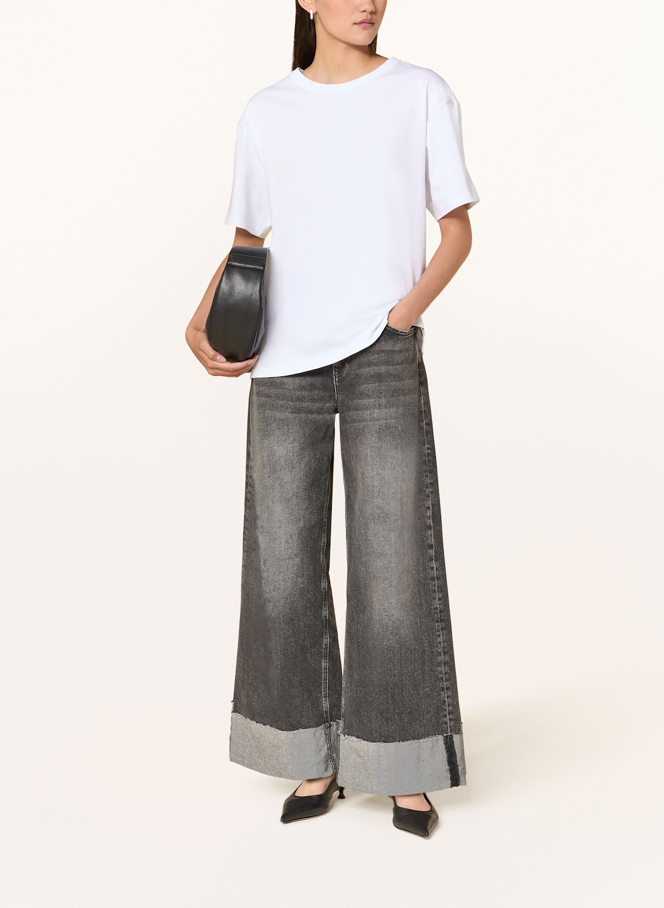 MAC Wide Leg Jeans NEVADA: D986 ashgrey vintage used