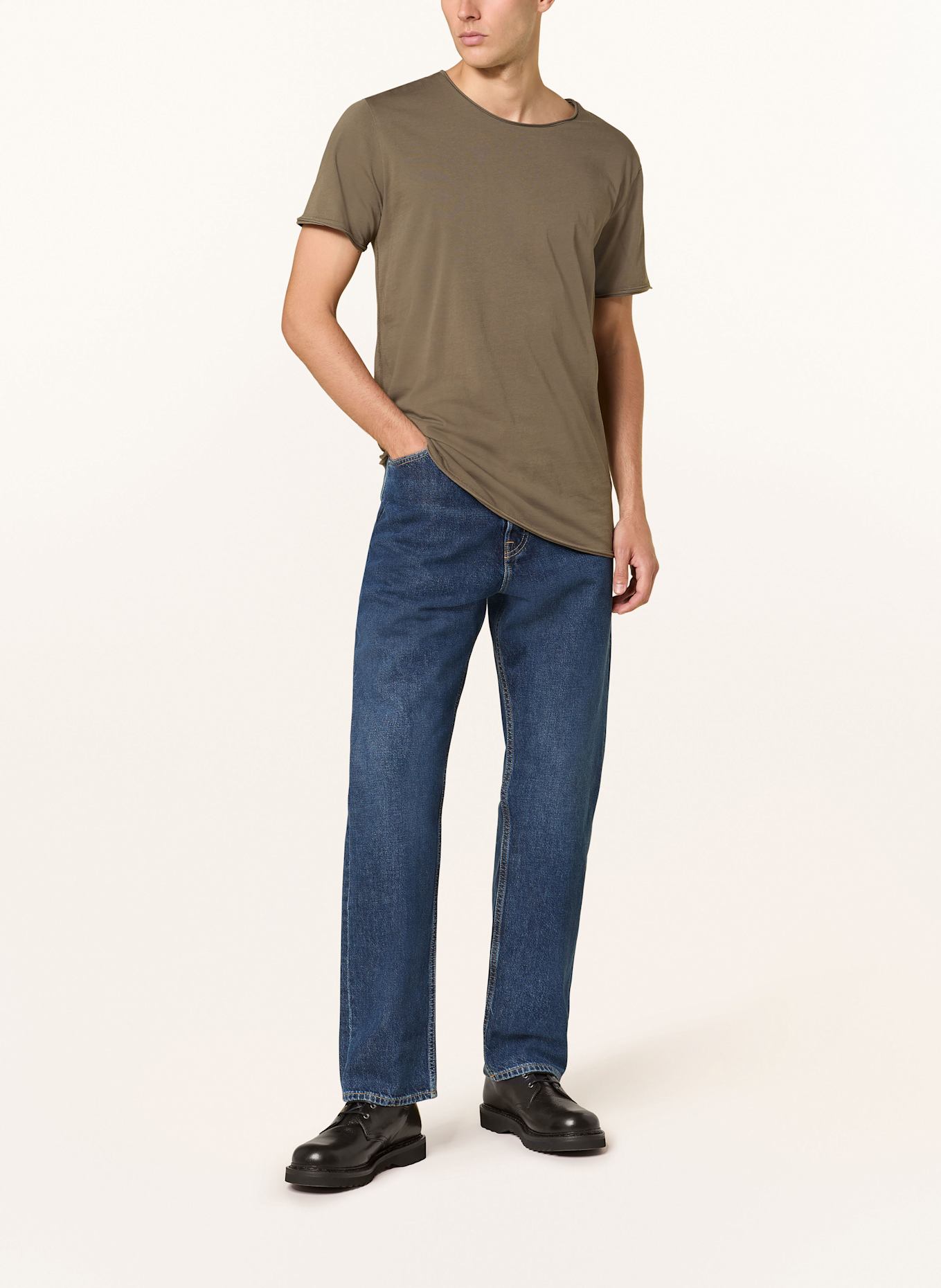 DRYKORN T-Shirt KENDRICK: KHAKI