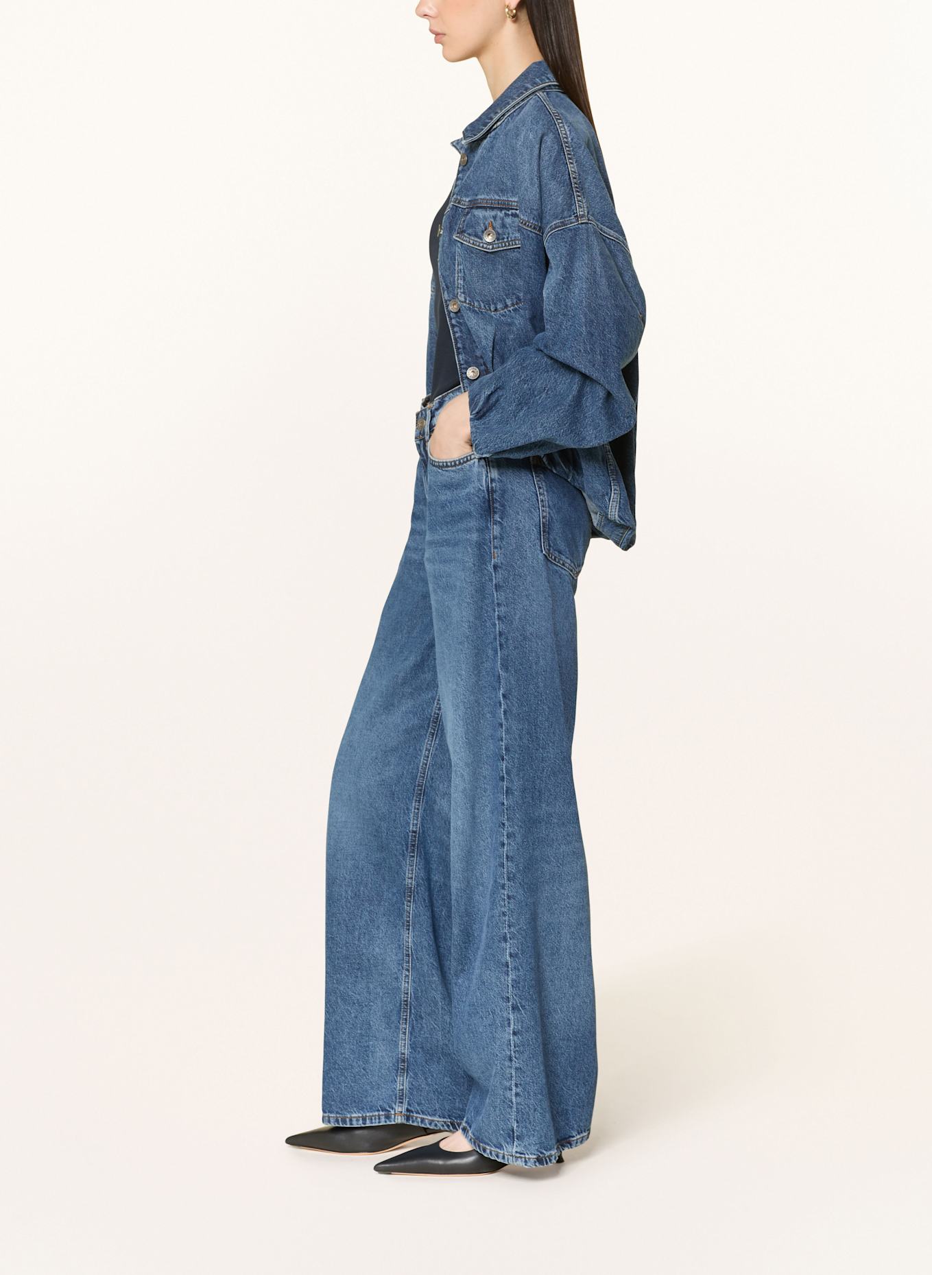DRYKORN Wide Leg Jeans FLUNG: 3400 blau