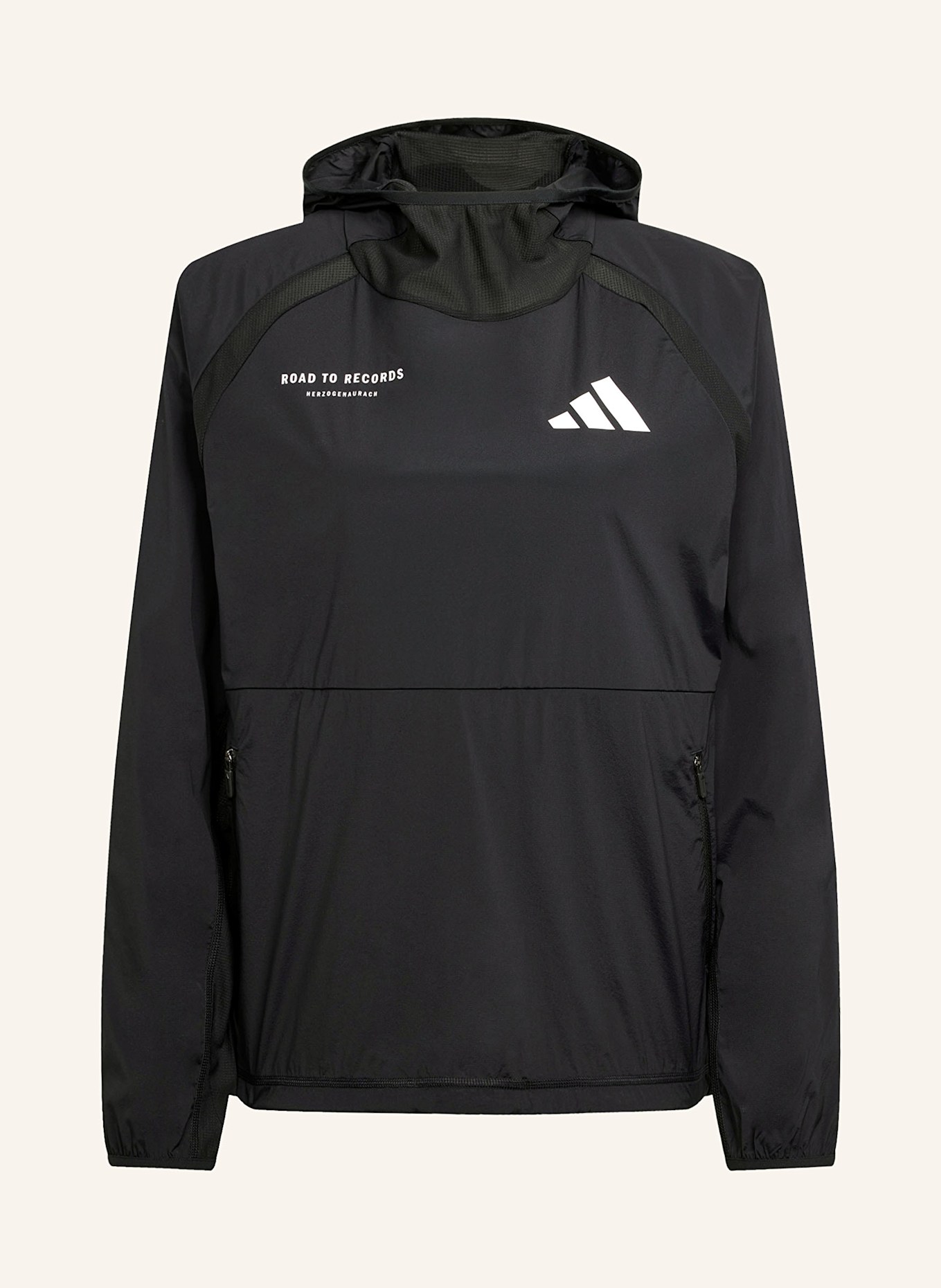 adidas Laufjacke ADIZERO ROAD TO RECORDS UNITEFIT: SCHWARZ