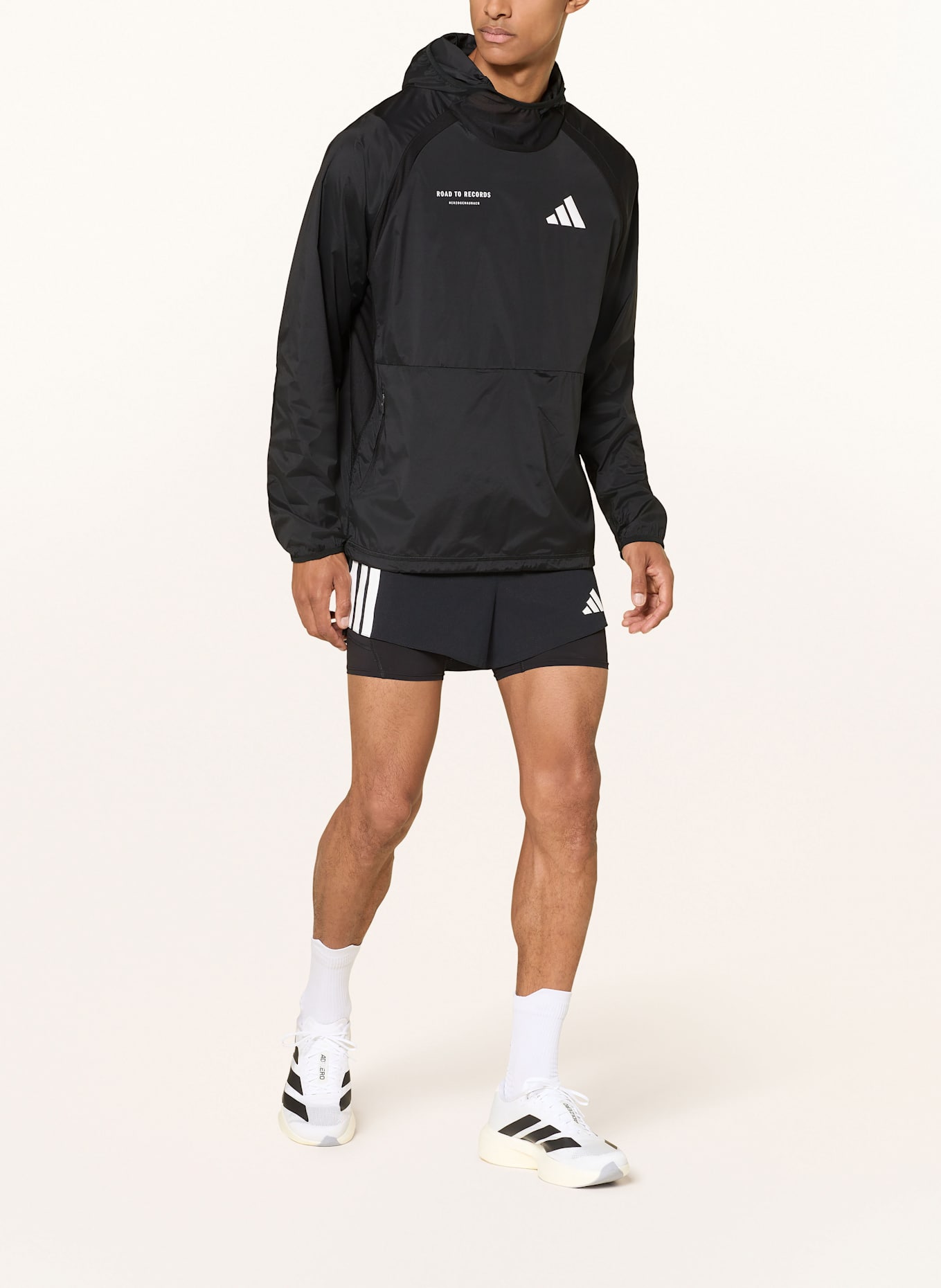 adidas Laufjacke ADIZERO ROAD TO RECORDS UNITEFIT: SCHWARZ