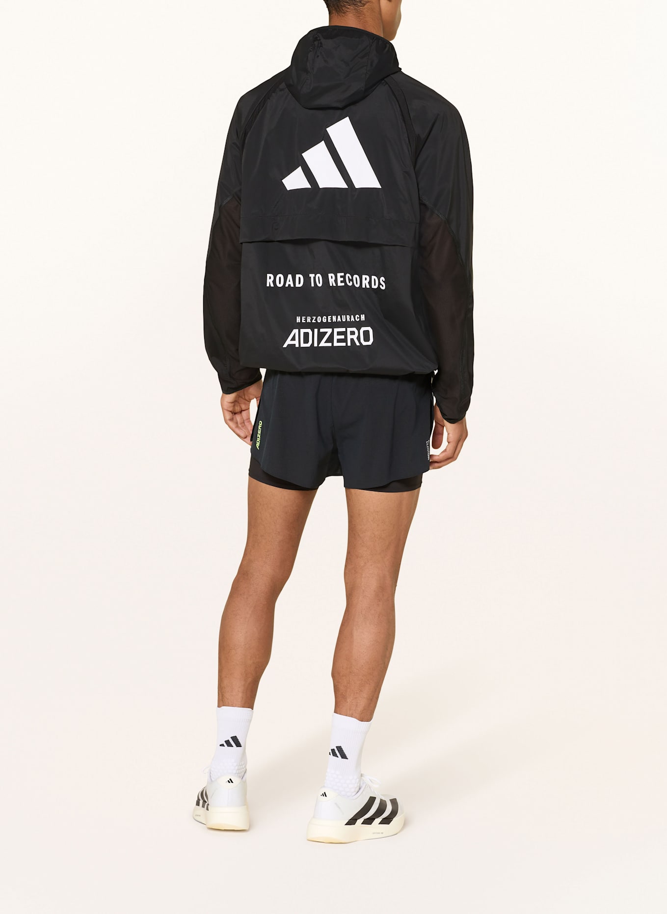 adidas Laufjacke ADIZERO ROAD TO RECORDS UNITEFIT: SCHWARZ