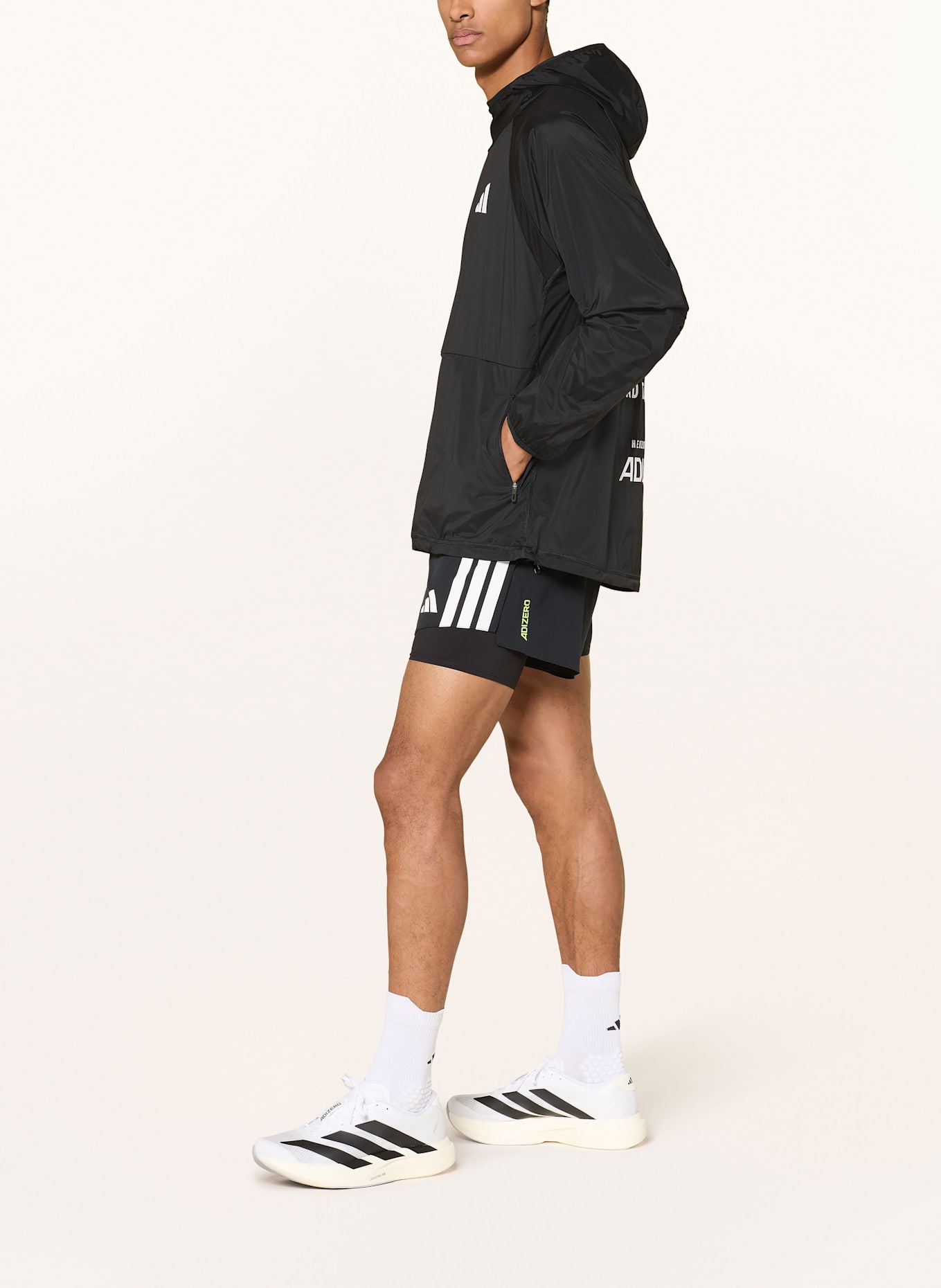 adidas Laufjacke ADIZERO ROAD TO RECORDS UNITEFIT: SCHWARZ