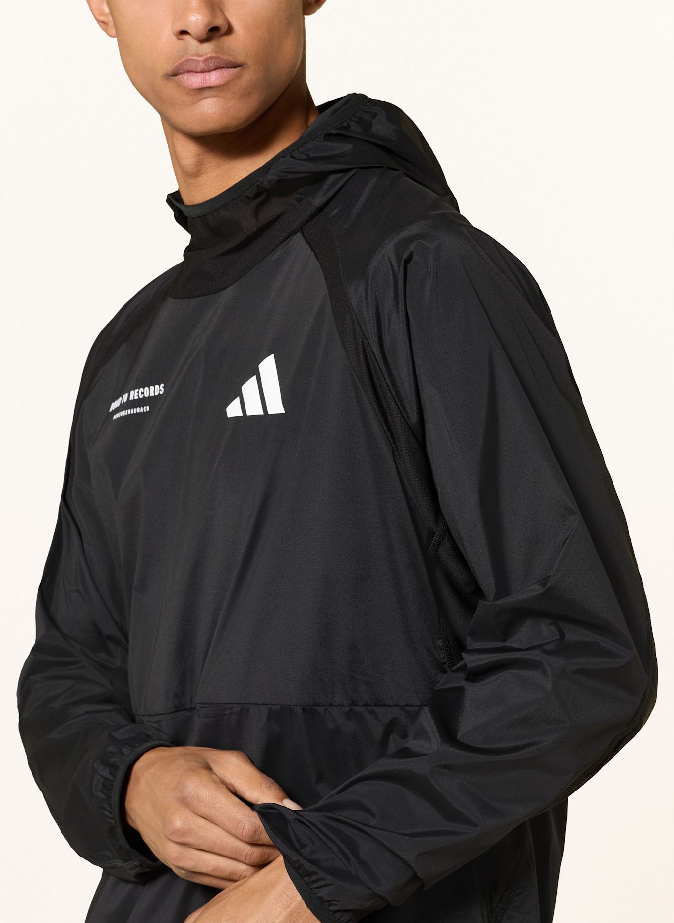 adidas Laufjacke ADIZERO ROAD TO RECORDS UNITEFIT: SCHWARZ