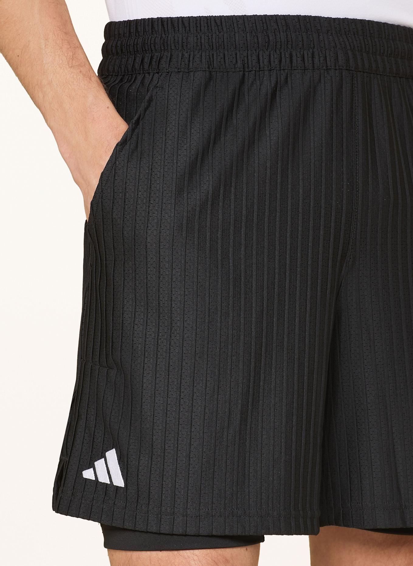 adidas 2-in-1-Tennisshorts TENNIS CLIMACOOL SET: SCHWARZ