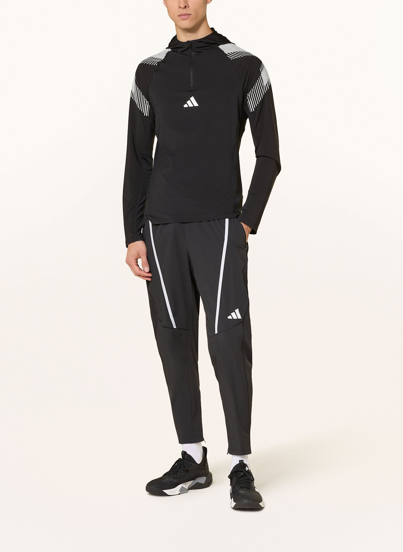 adidas Trainingshose D4T ADISTRONG: BLACK/WHITE