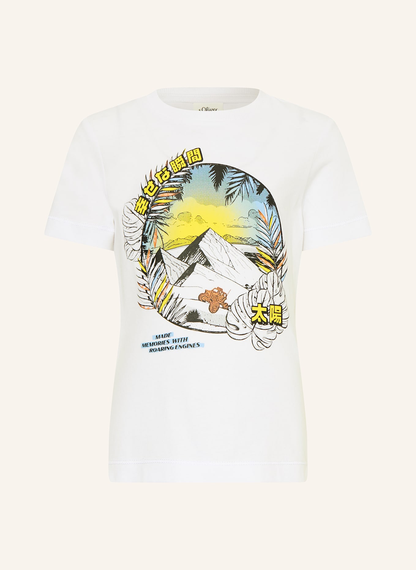 s.Oliver RED T-Shirt: WEISS