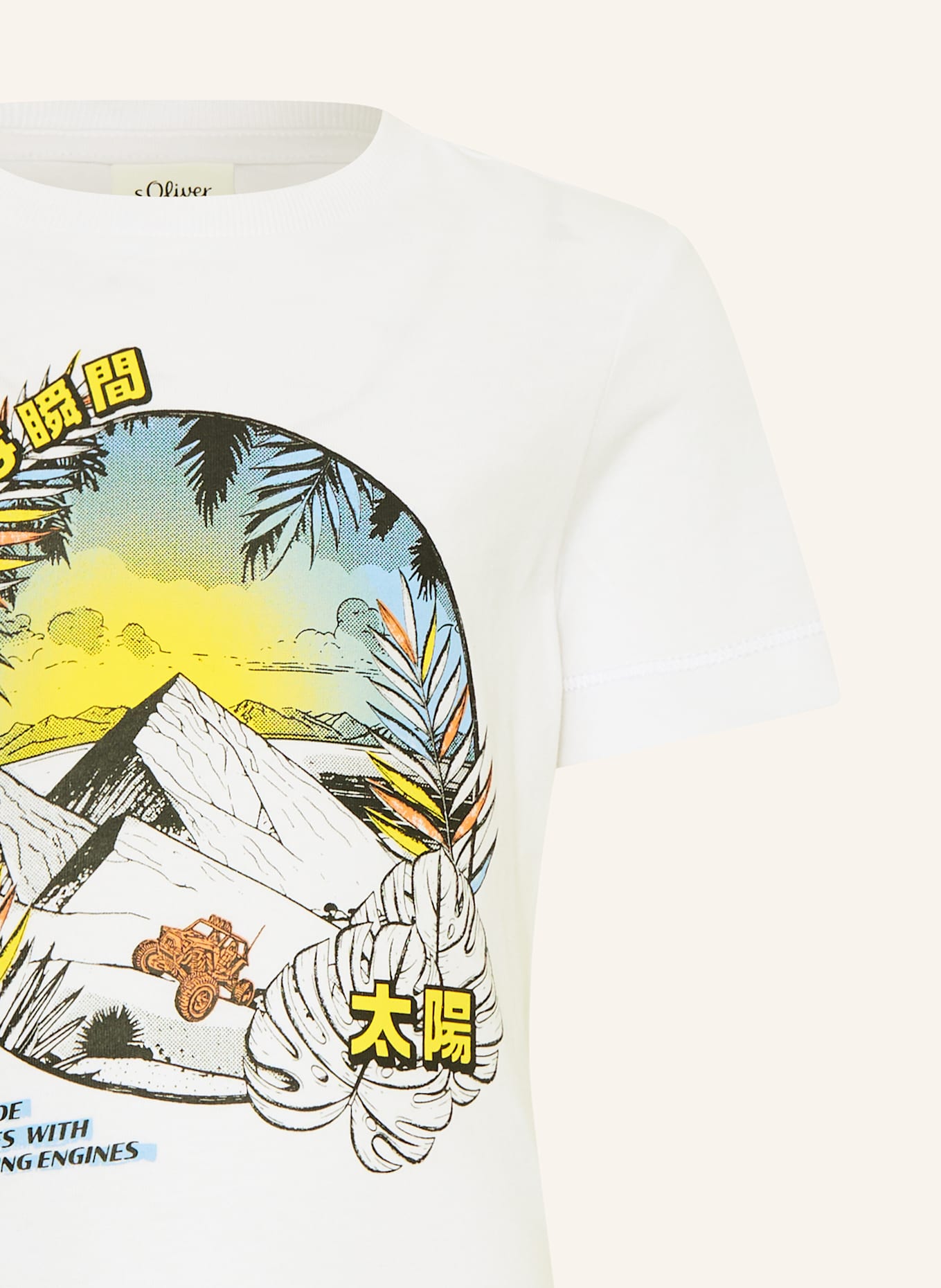 s.Oliver RED T-Shirt: WEISS