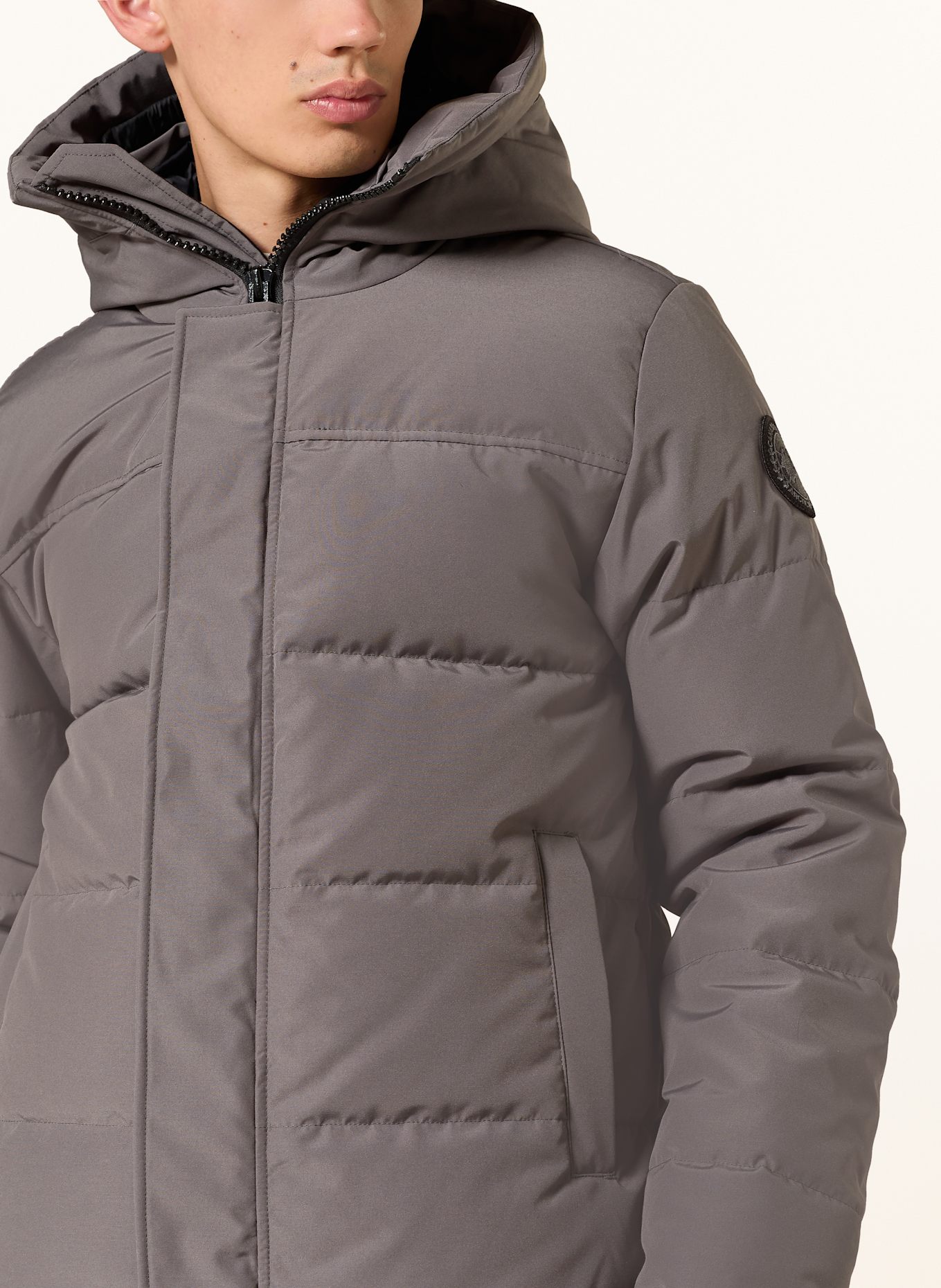 CANADA GOOSE Daunenjacke MACMILLAN: GRAU