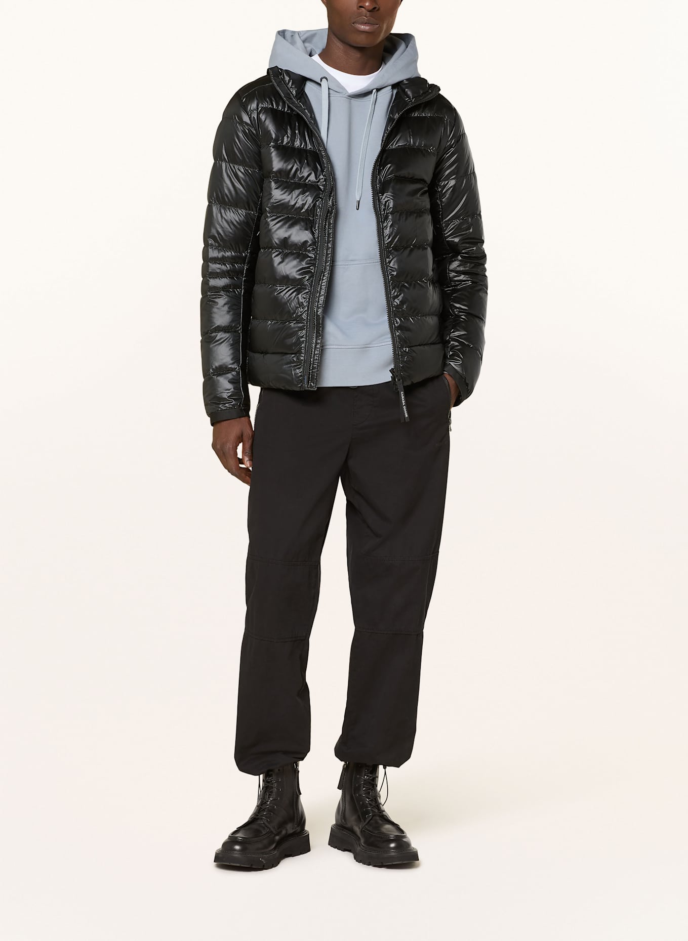 CANADA GOOSE Lightweight-Daunenjacke CROFTON: SCHWARZ