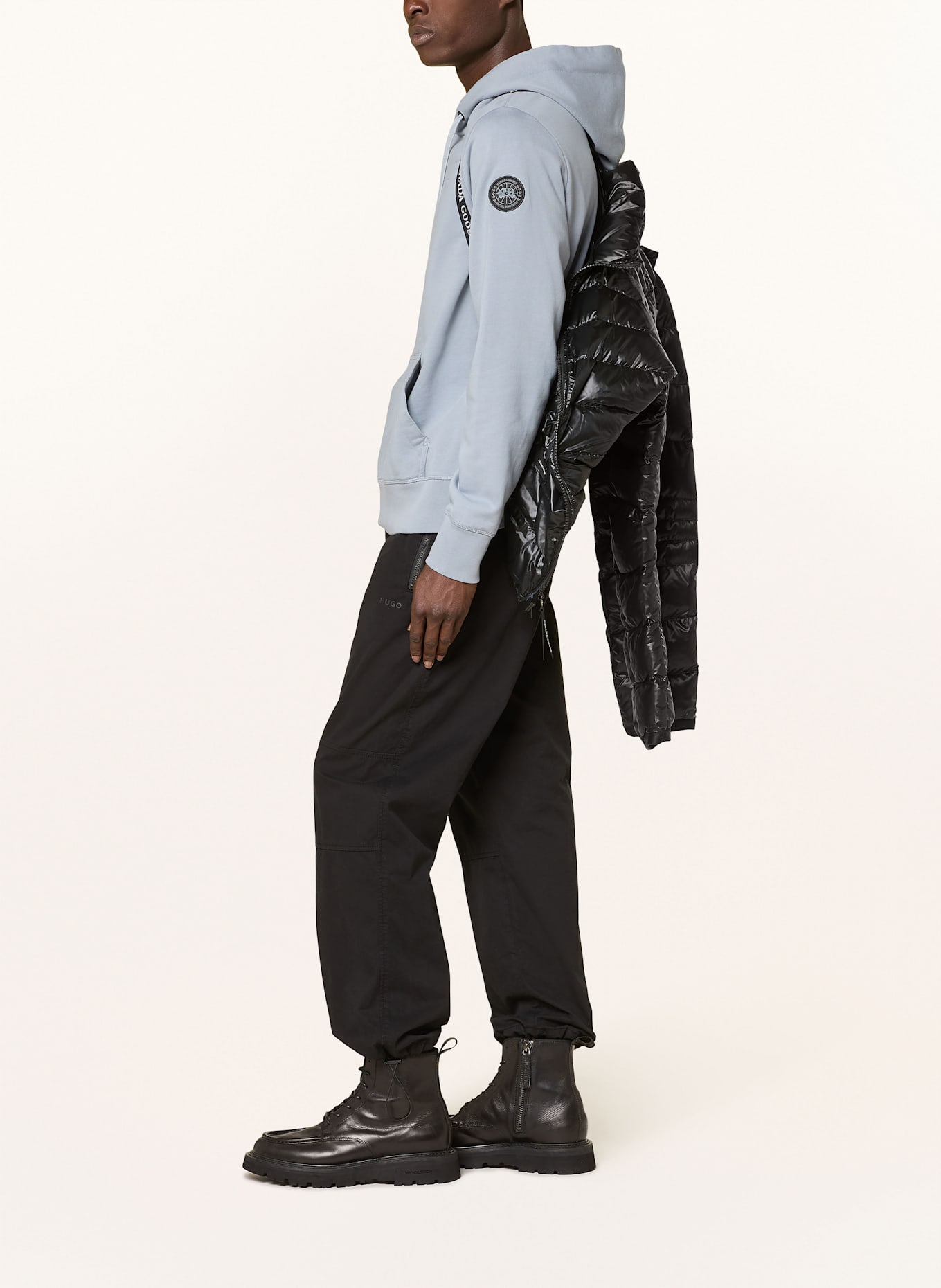 CANADA GOOSE Lightweight-Daunenjacke CROFTON: SCHWARZ