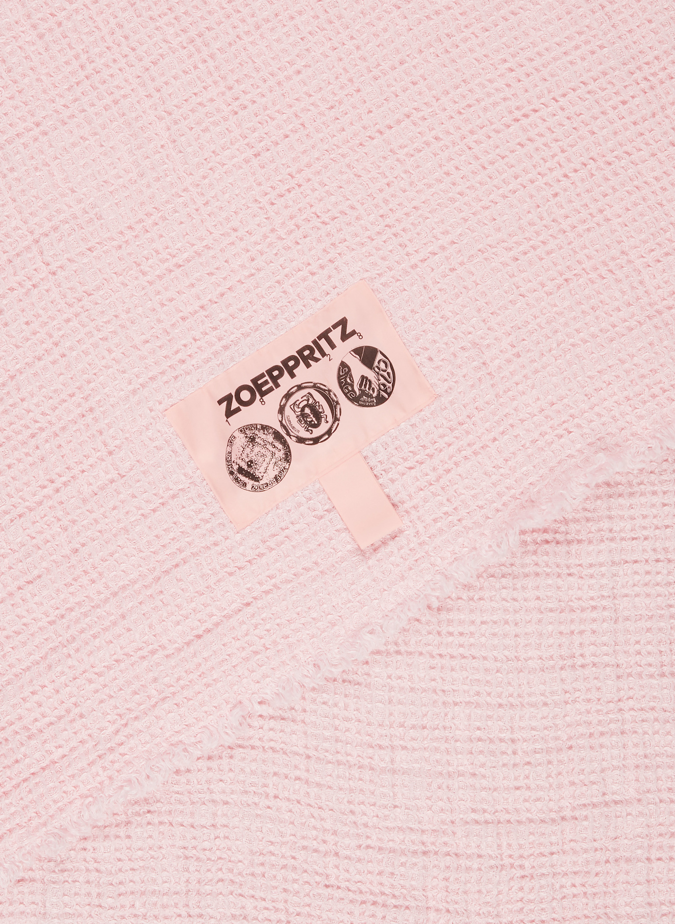zoeppritz Leinen-Plaid HONEYBEE: ROSA