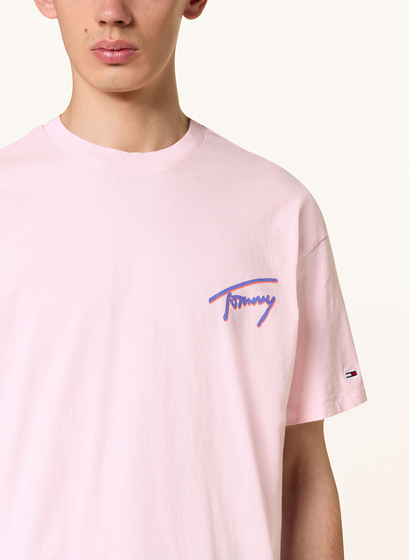 TOMMY JEANS T-Shirt: PINK