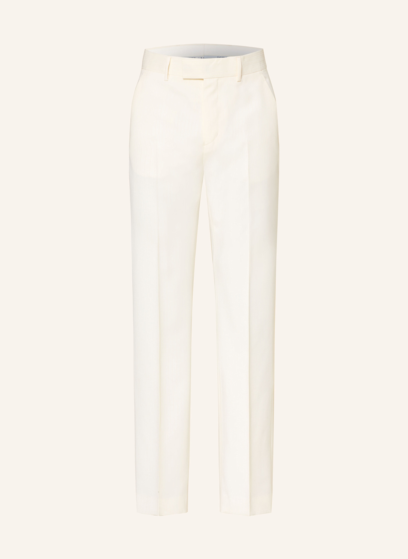 TIGER OF SWEDEN Spodnie garniturowe TENSER regular fit: 06A Ivory White