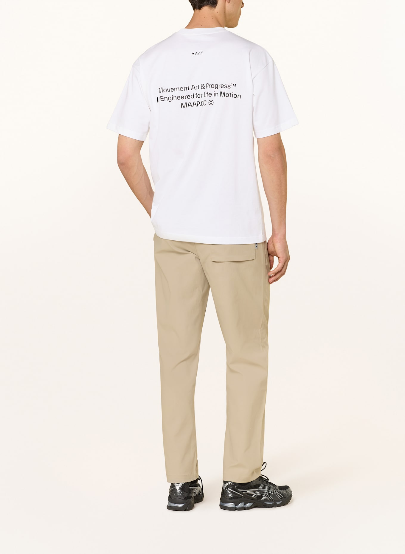 MAAP T-shirt ESSENTIALS PRINT: WHITE