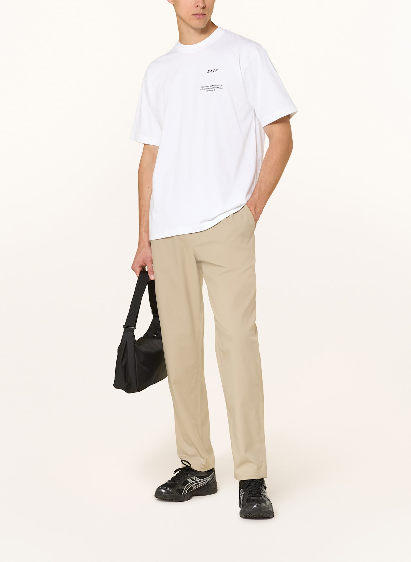 MAAP T-shirt ESSENTIALS PRINT: WHITE