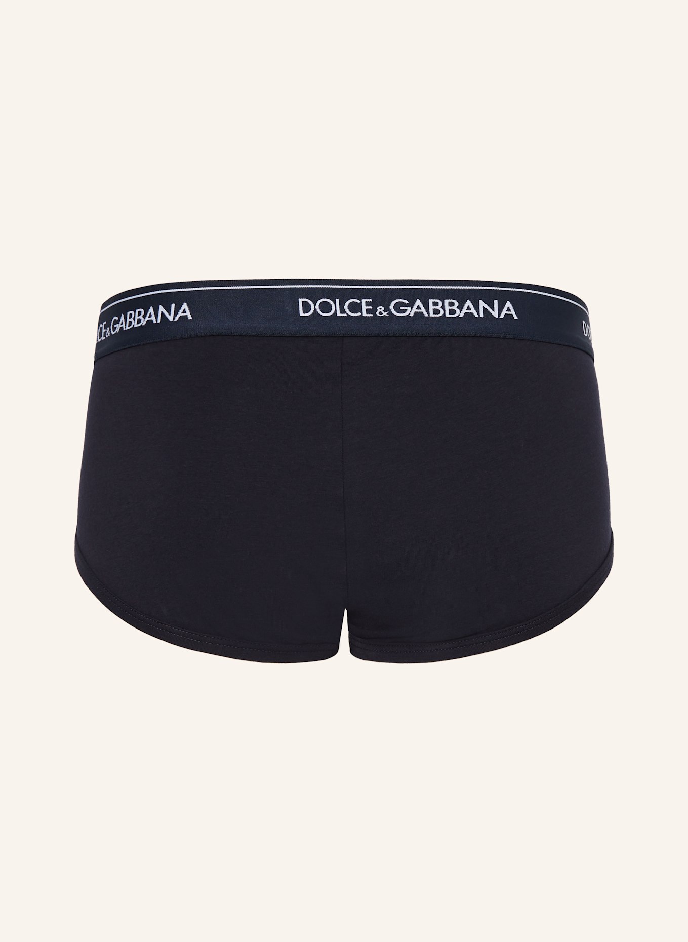 DOLCE & GABBANA Slipové kalhotky, 2 kusy v balení : TMAVĚ MODRÁ