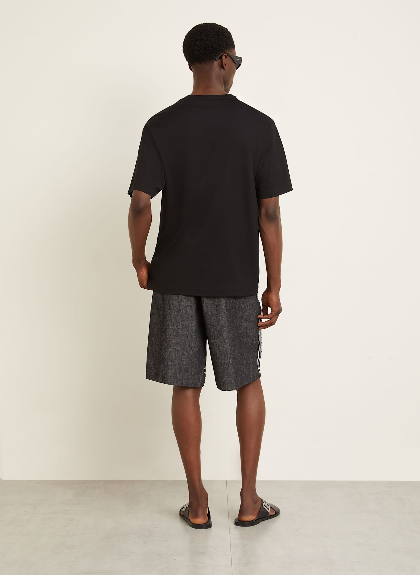 DOLCE & GABBANA T-Shirt: SCHWARZ/ WEISS