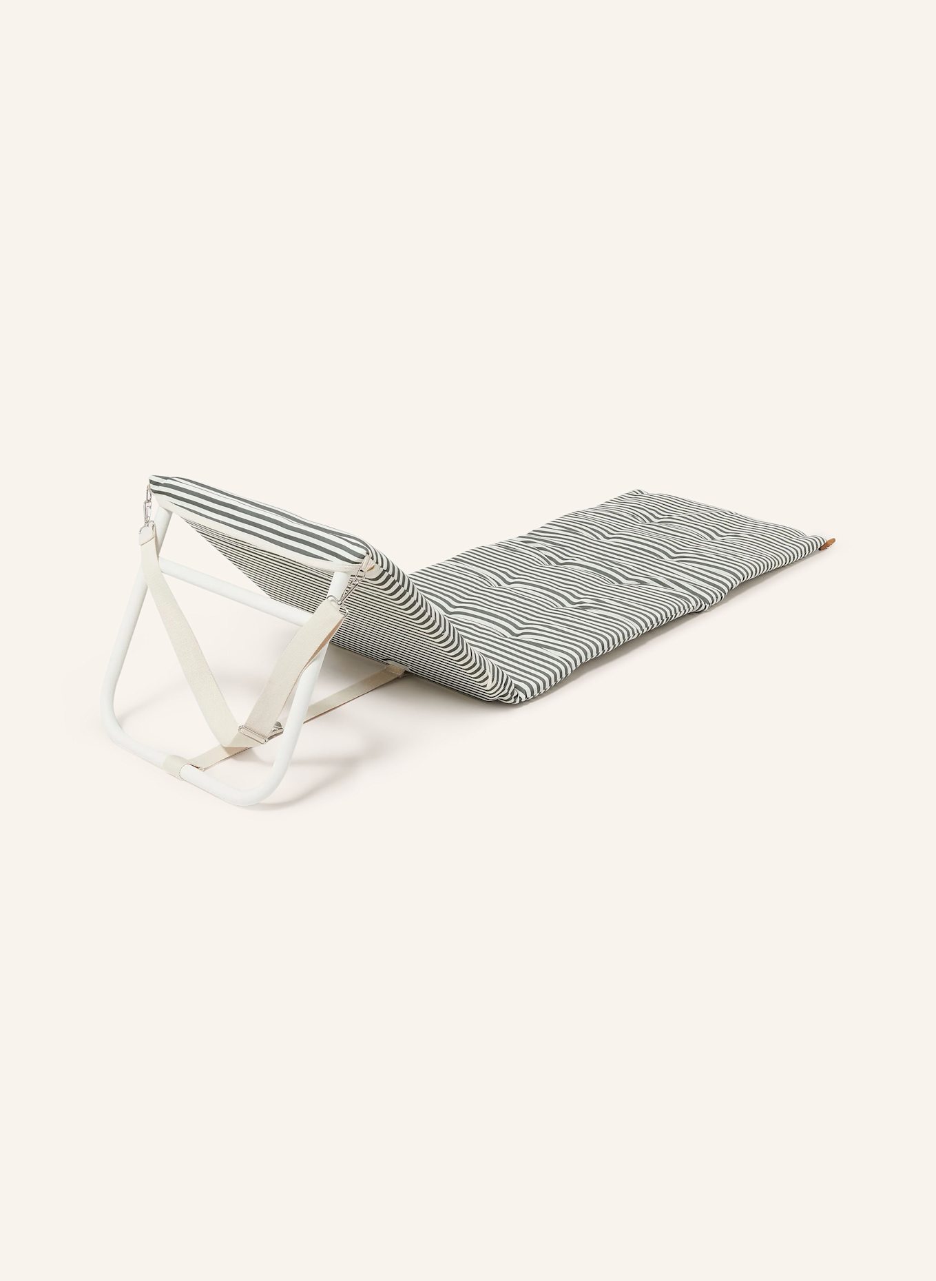 SUNNYLIFE Beach lounger: OLIVE / WHITE