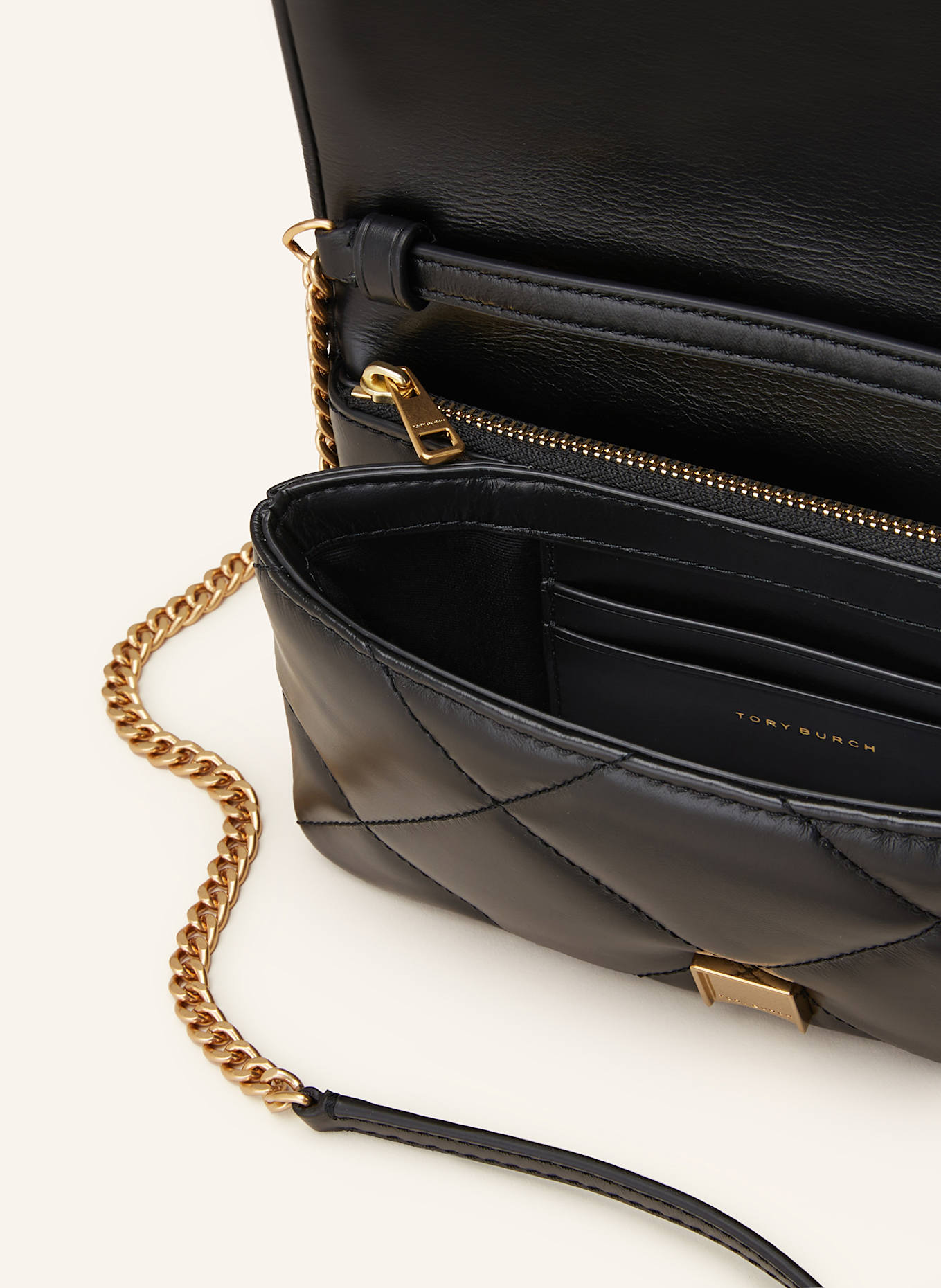 TORY BURCH Umhängetasche KIRA: SCHWARZ