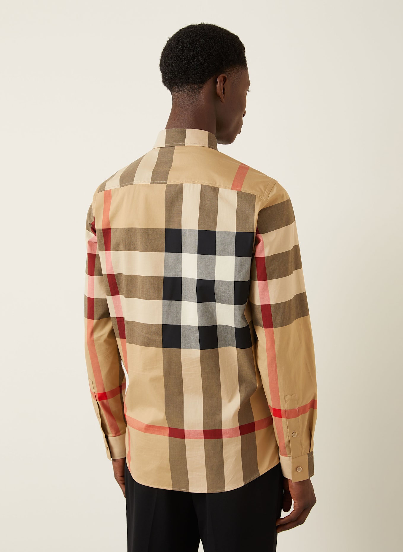 BURBERRY Koszula SUMMERTON regular fit: CAMELOWY/ NIEBIESKI/ CZERWONY