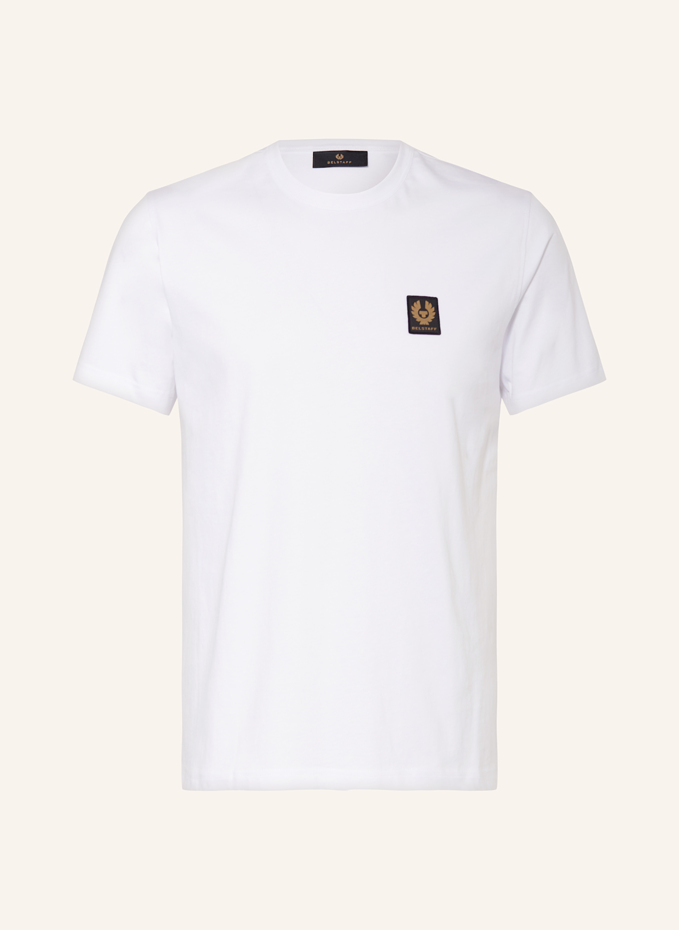 【関税込み】Belstaff ホワイト ロゴパッチ Tシャツ 関税込み】Belstaff ホワイト ロゴパッチ Tシャツ Belstaff