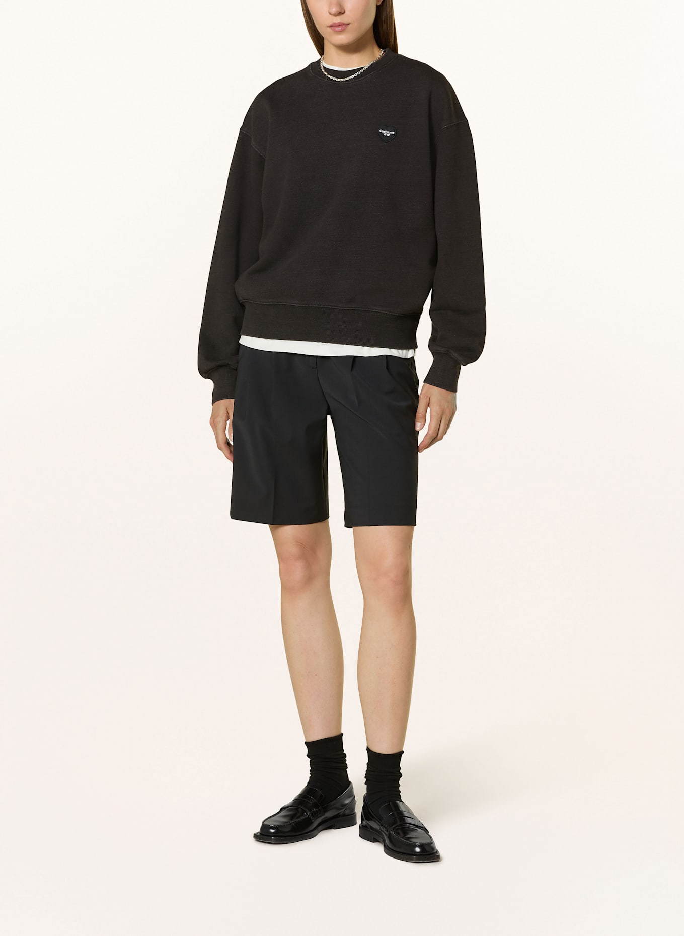 carhartt WIP Sweatshirt INGO: BLACK
