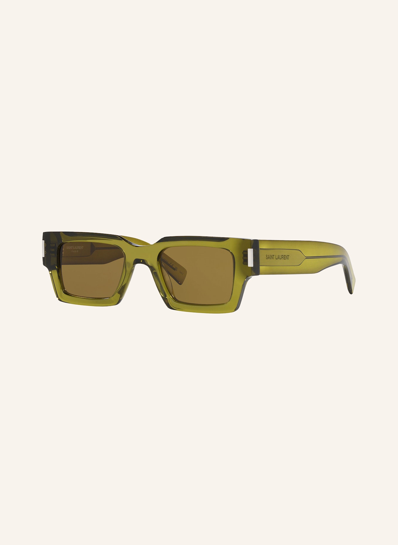 SAINT LAURENT Sonnenbrille SL572: 2500D1 - OLIV/ BRAUN