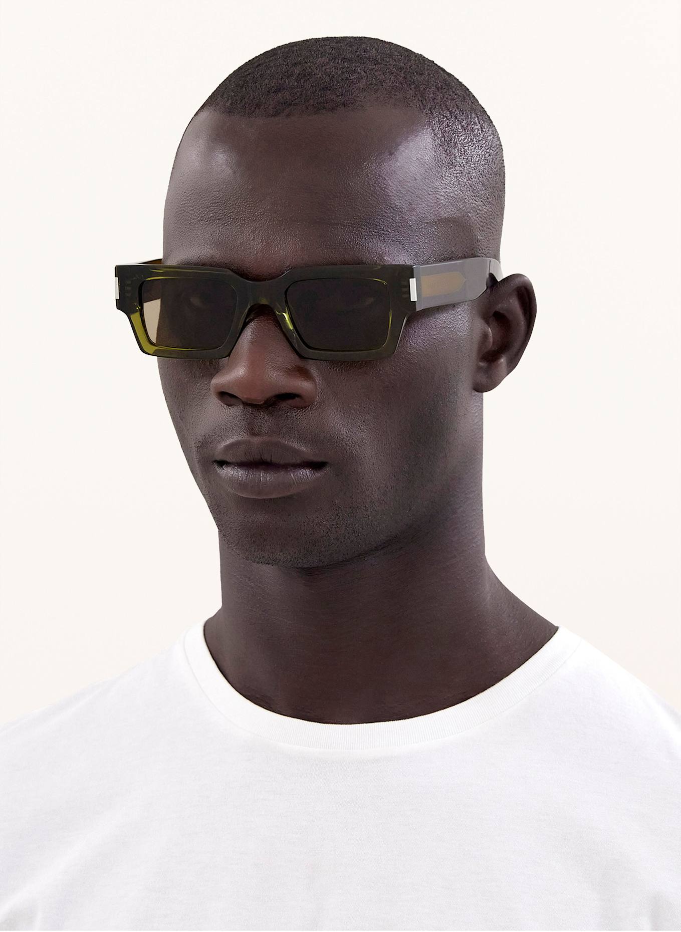 SAINT LAURENT Sonnenbrille SL572: 2500D1 - OLIV/ BRAUN