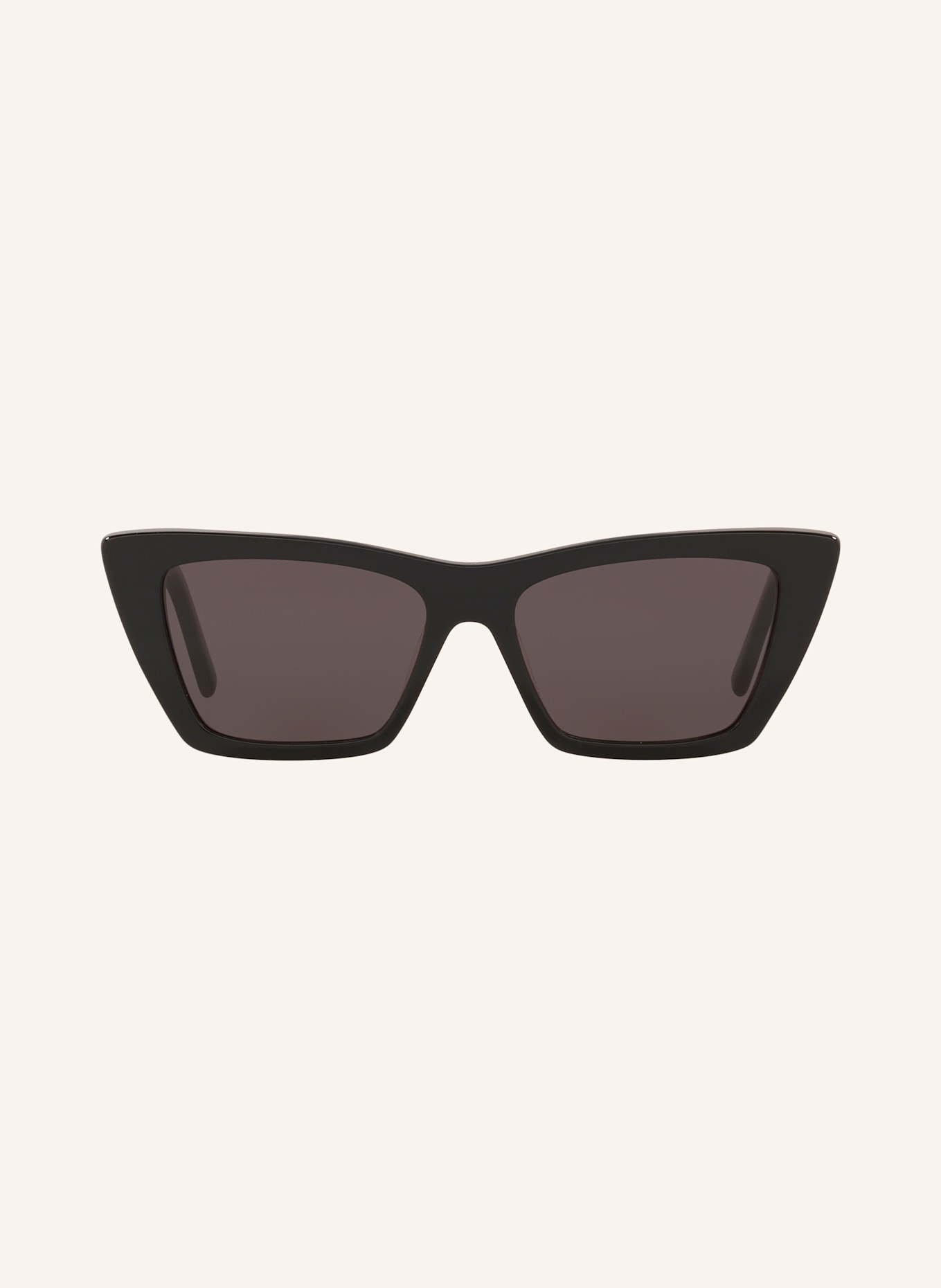 SAINT LAURENT Rechteckige Sonnenbrille: 1330L1 - SCHWARZ/ GRAU