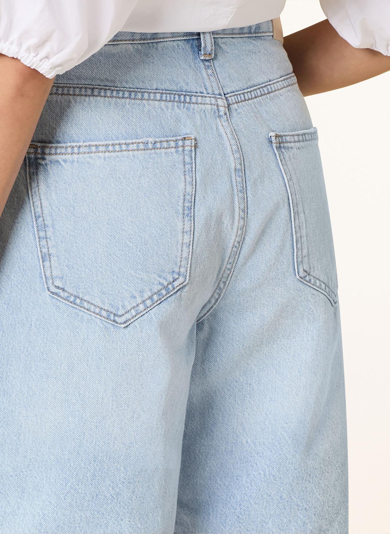 ONLY Shorts mit Schmucksteinen: LIGHT BLUE DENIM