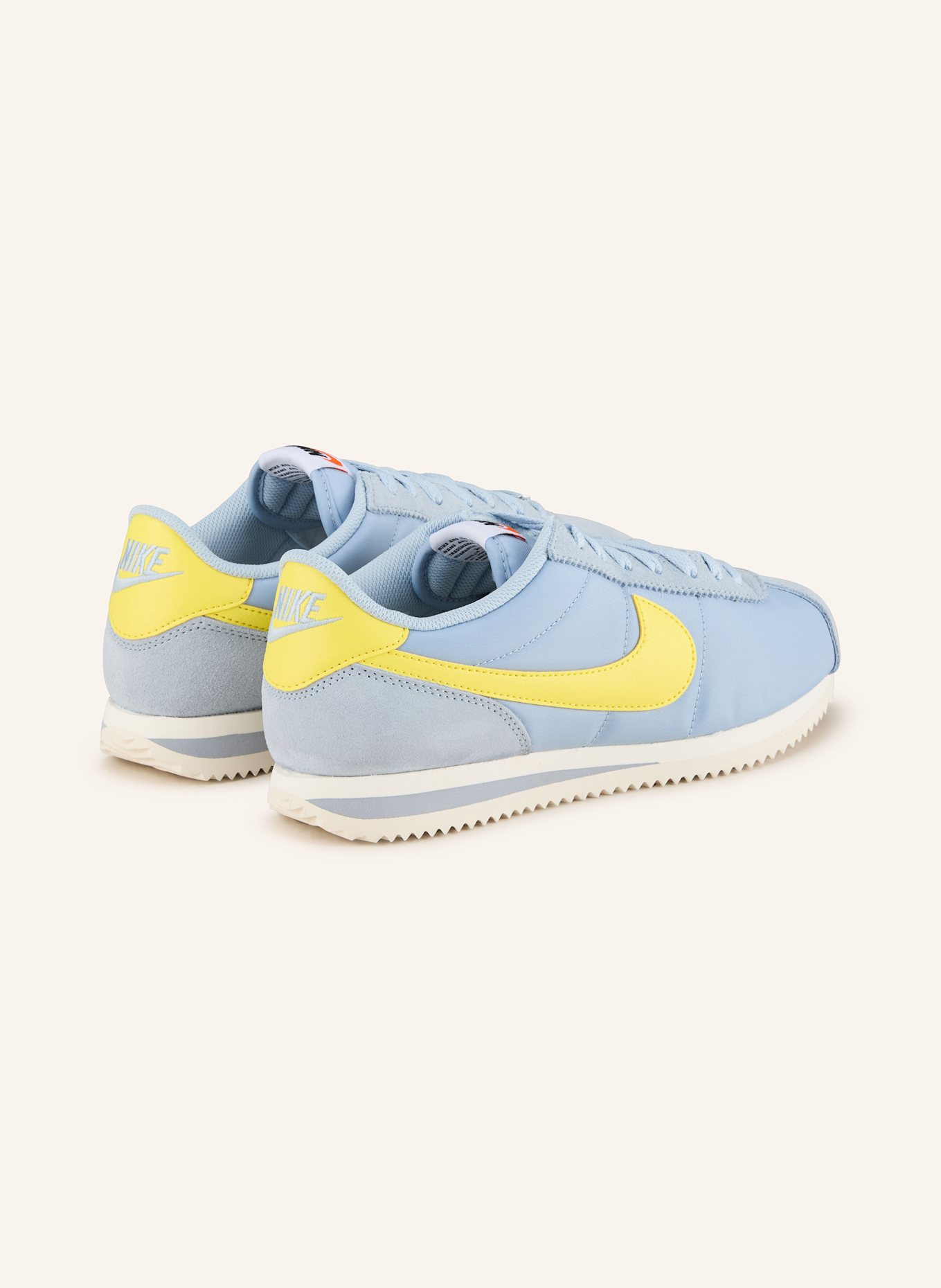 Nike Sneaker CORTEZ: HELLBLAU/ GELB