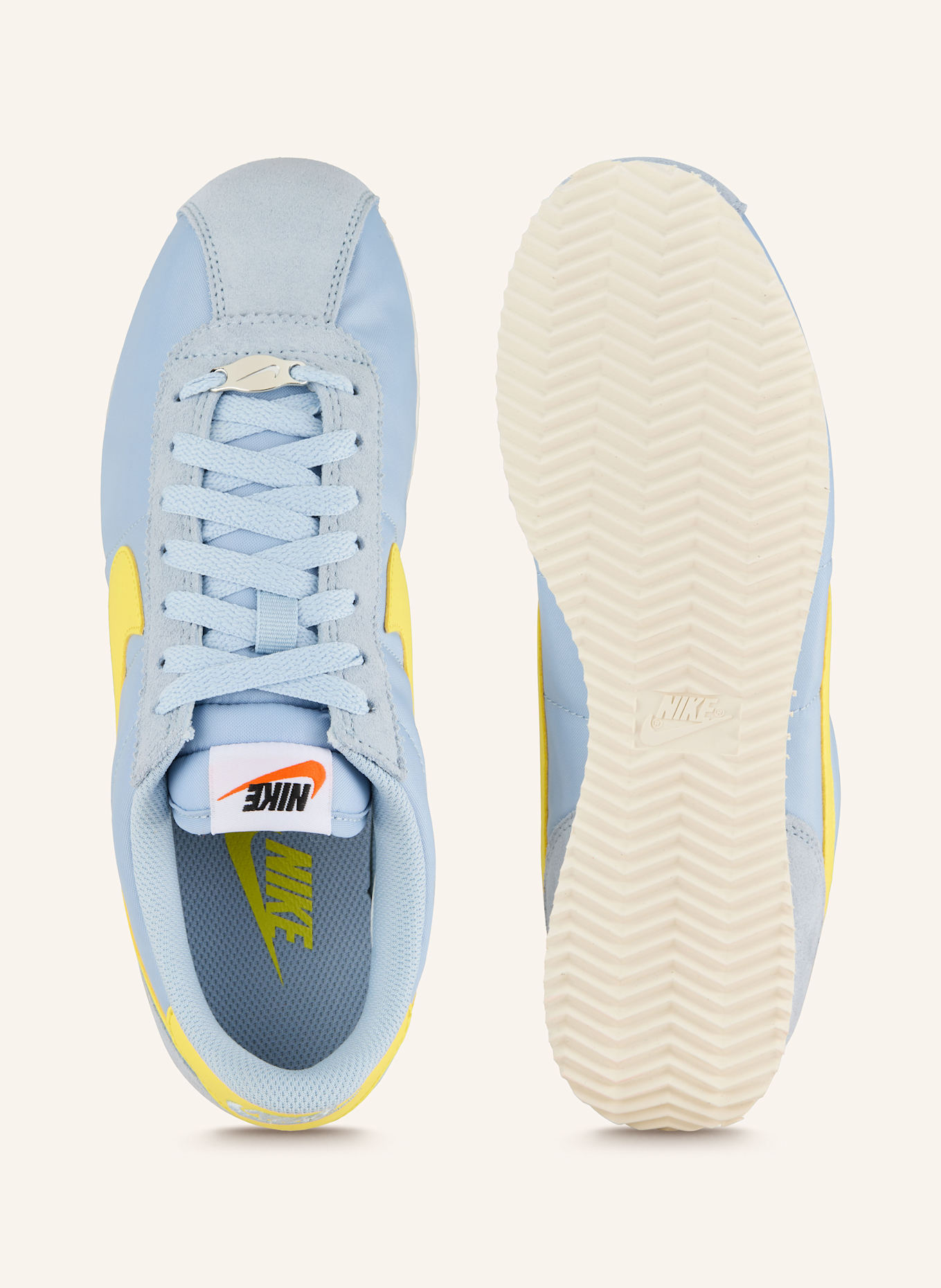 Nike Sneaker CORTEZ: HELLBLAU/ GELB