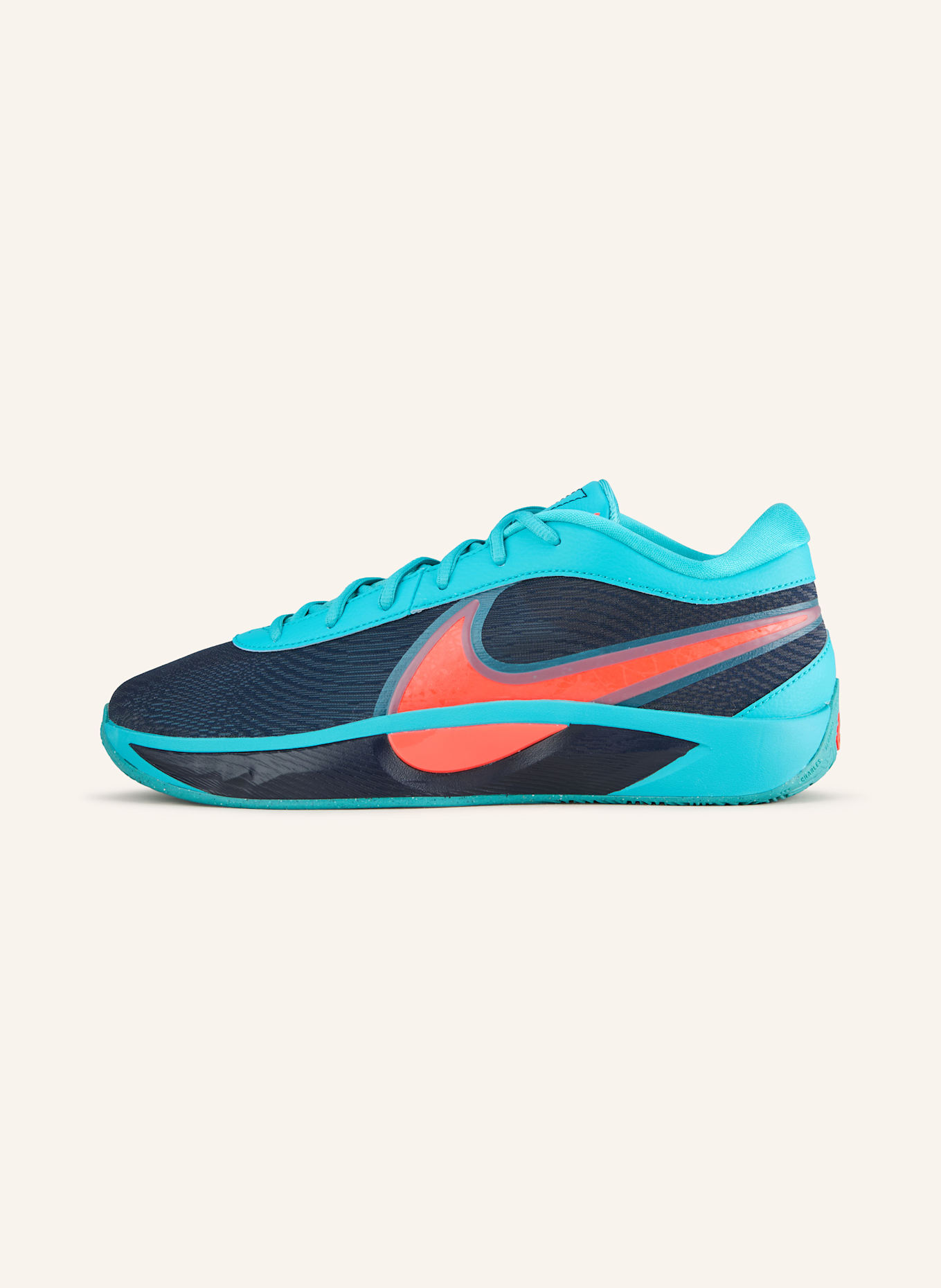 Nike Basketballschuhe GIANNIS FREAK 6: TÜRKIS/ DUNKELBLAU/ ROT
