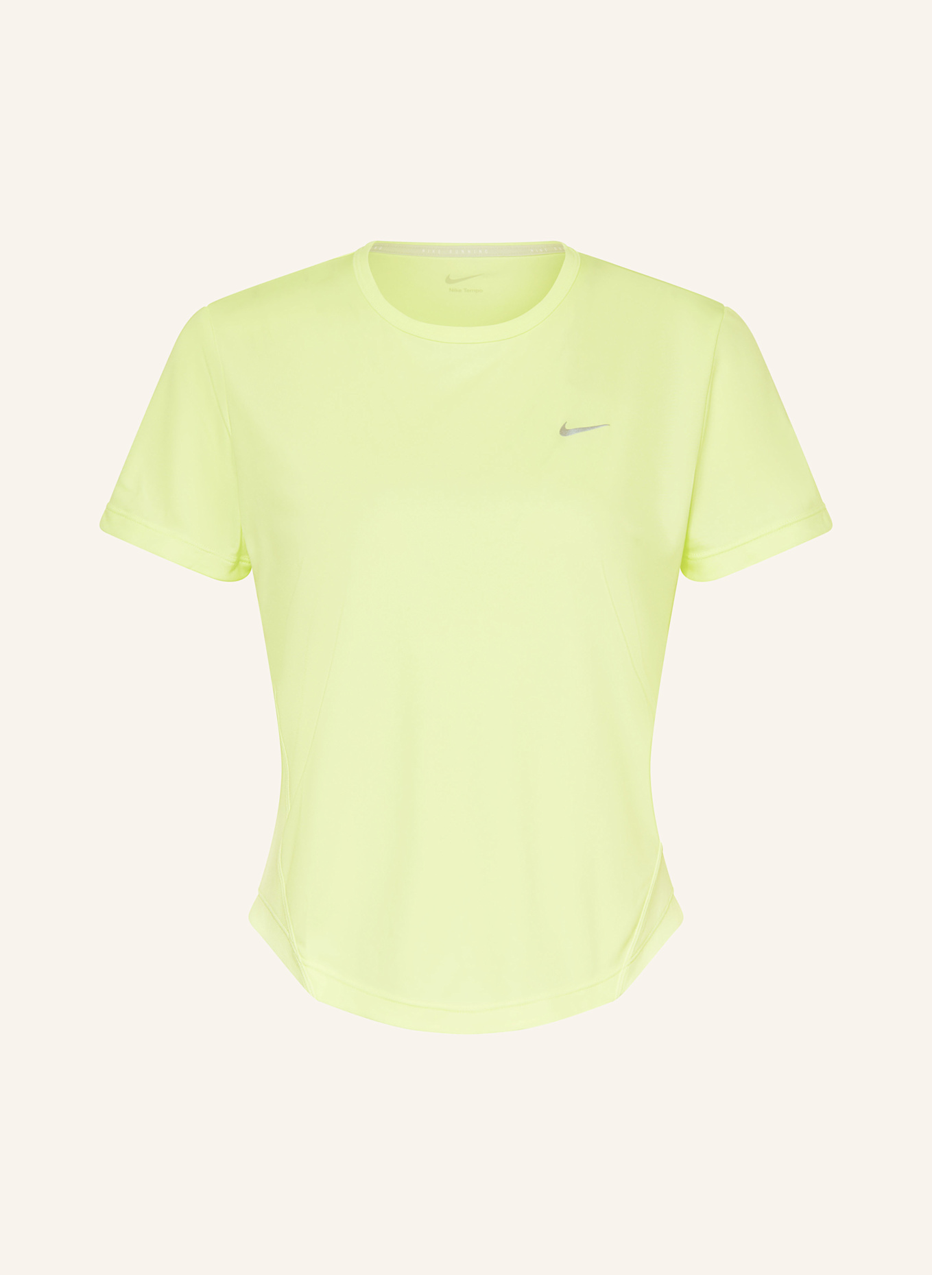 Nike Laufshirt TEMPO: NEONGELB