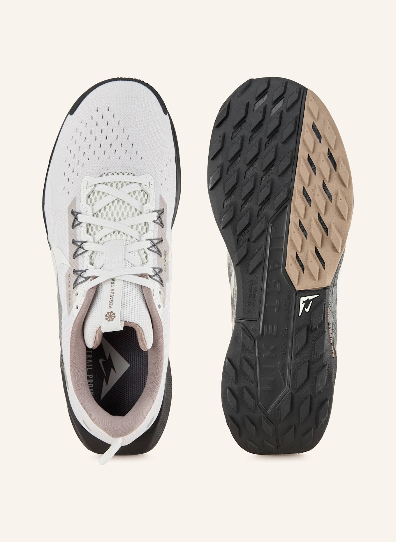 Nike Trailrunning-Schuhe PEGASUS TRAIL 5: HELLGRAU/ SCHWARZ