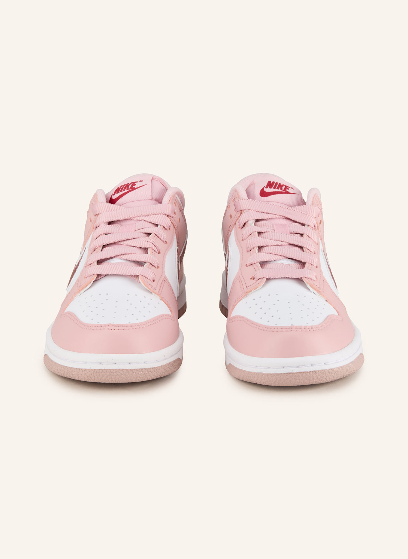 Nike Sneaker DUNK LOW: ROSA/ WEISS