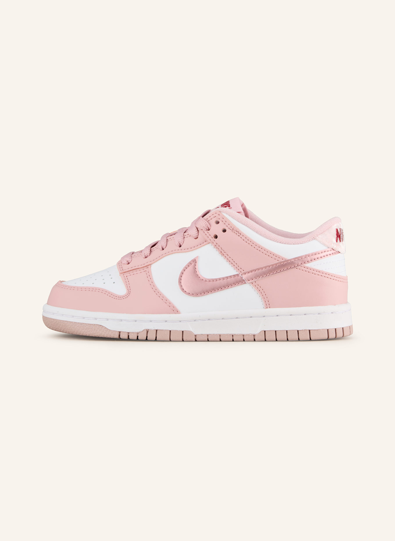 Nike Sneaker DUNK LOW: ROSA/ WEISS