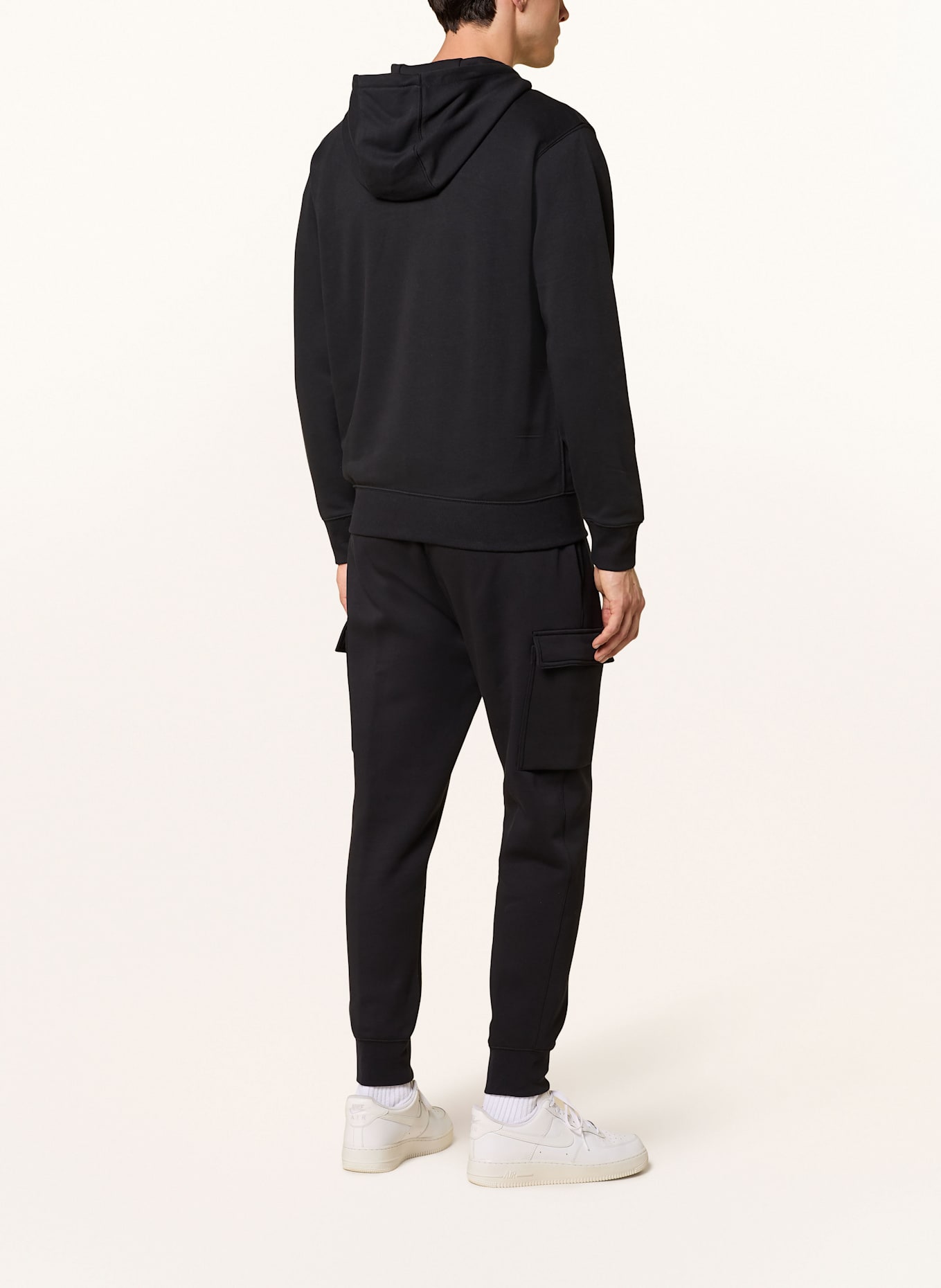 Nike Sweatjacke CLUB: SCHWARZ